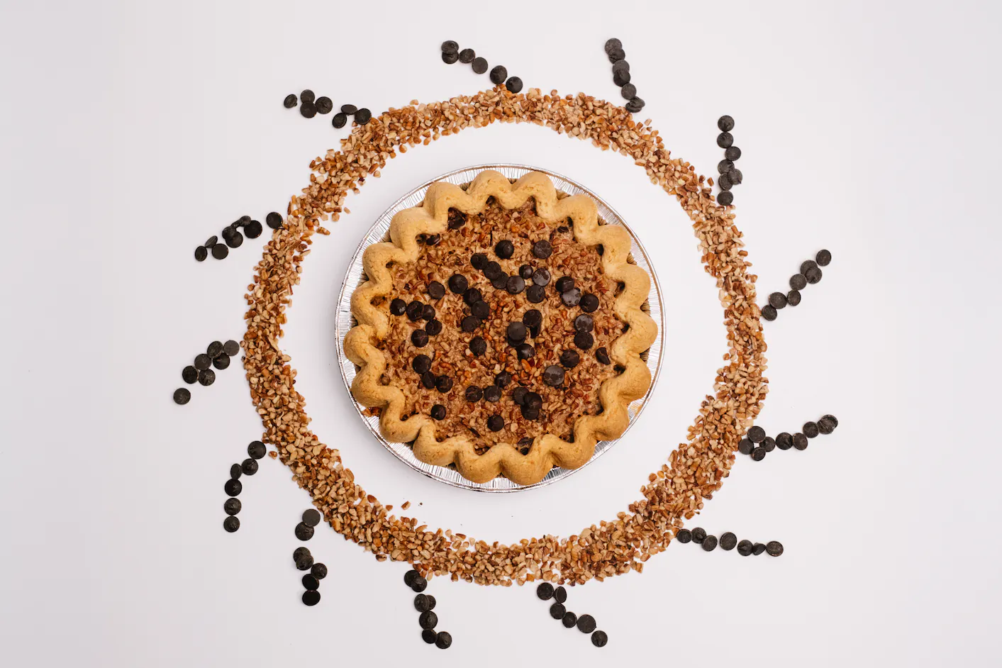 "Trifecta" Chocolate Bourbon Pecan Drunken Nut Pie by Emporium Pies