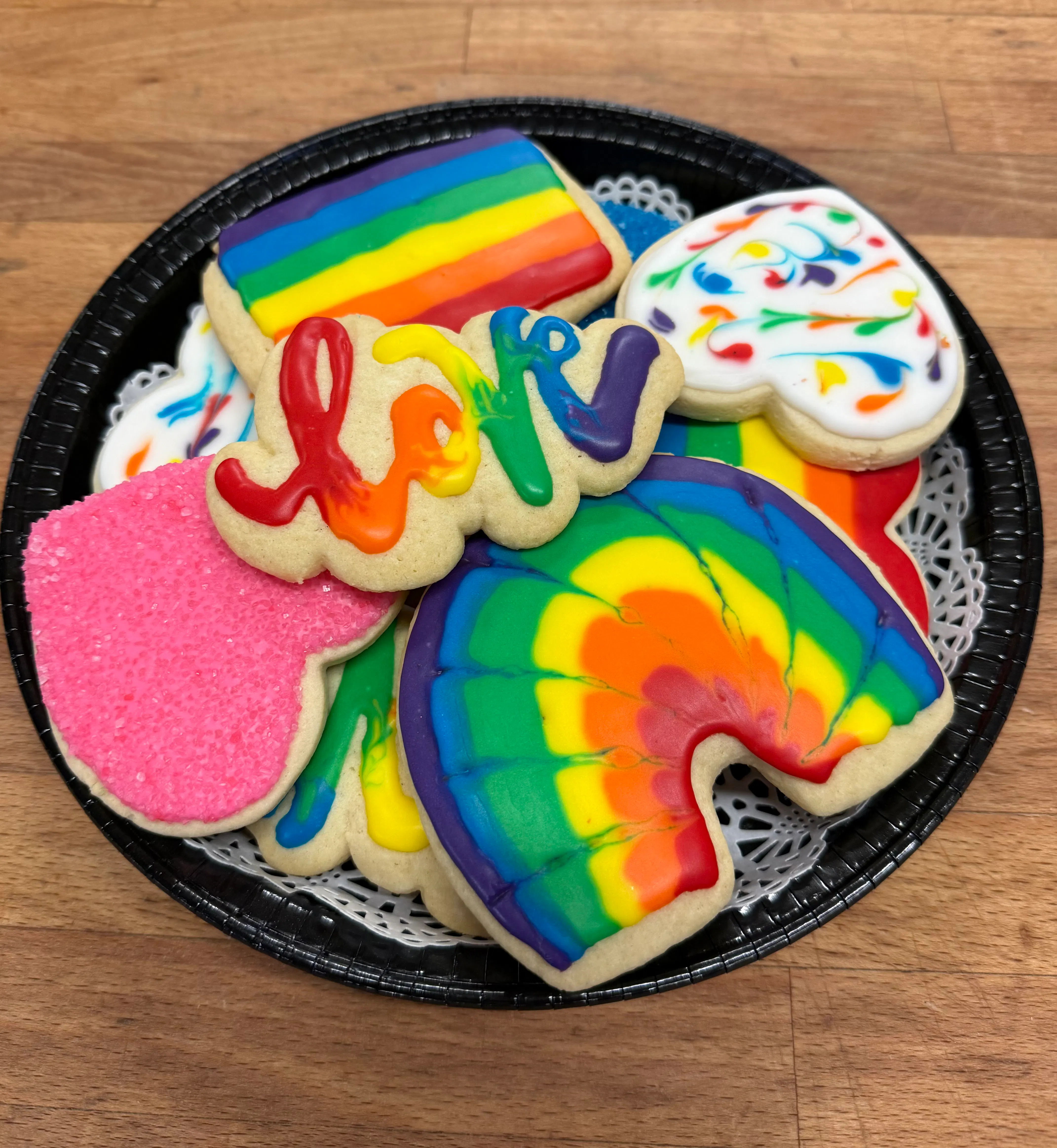 Pride Sugar Cookies - 12 Pack by Bread and Roses Bakery