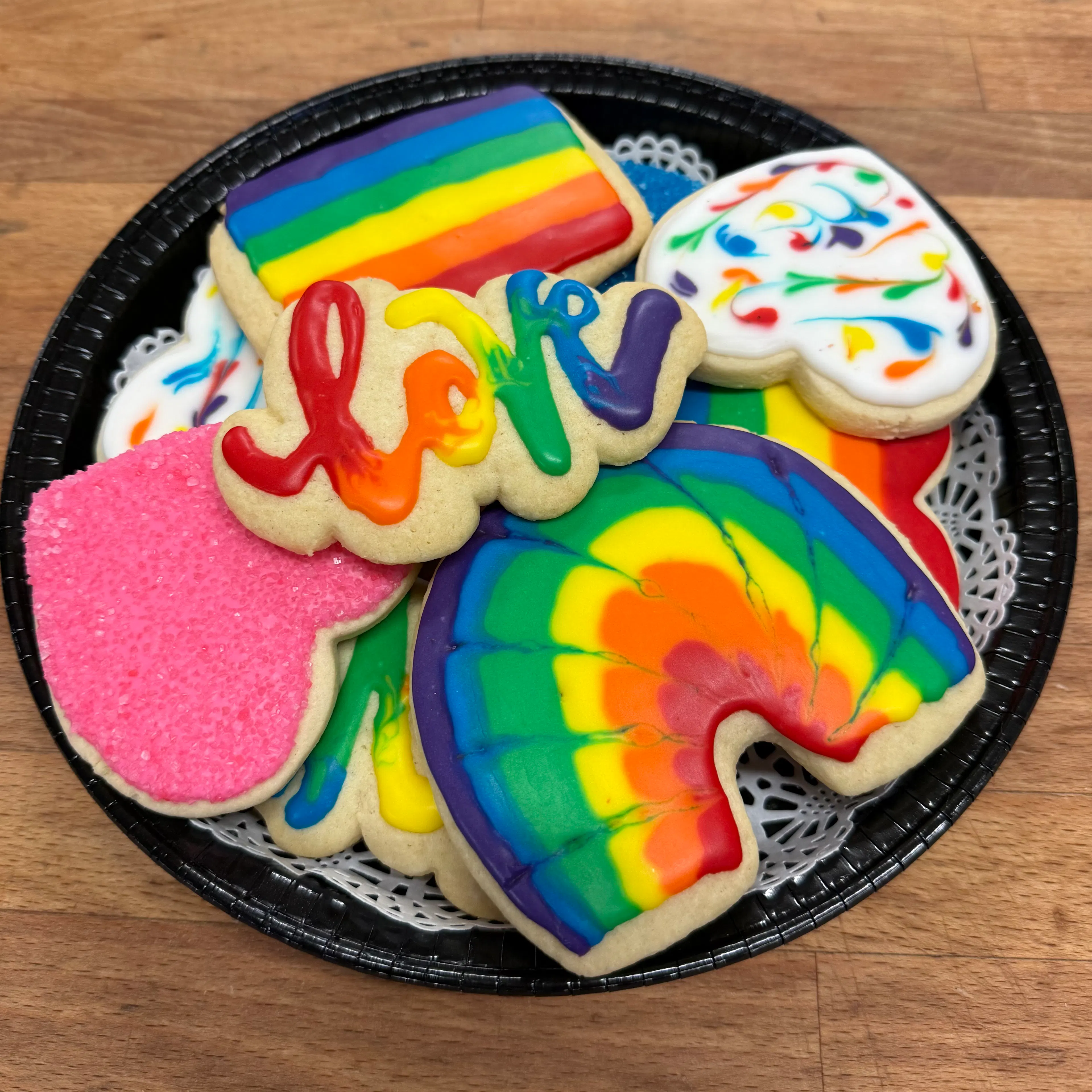 Pride Sugar Cookies - 12 Pack by Bread and Roses Bakery