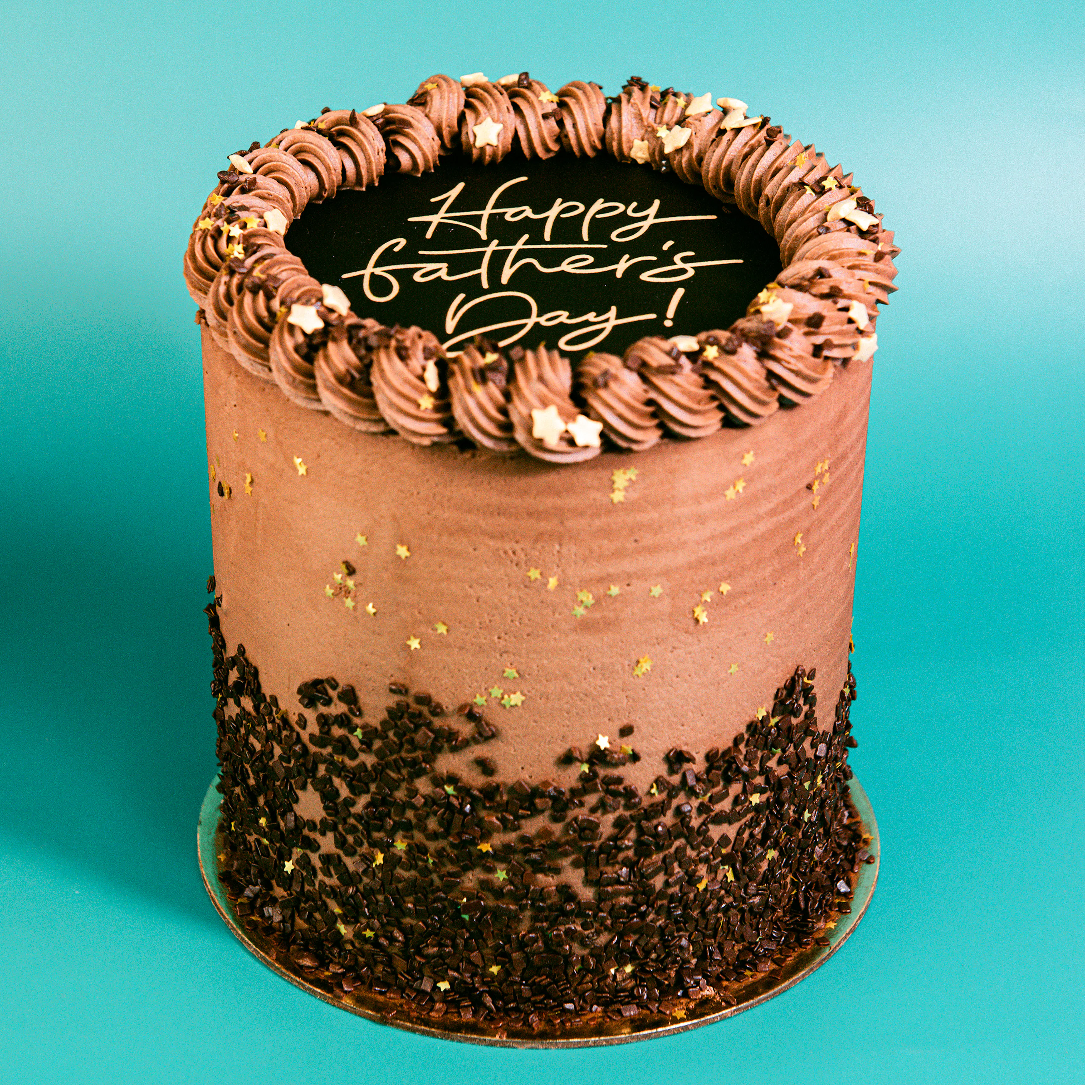 "Happy Father's Day" German Chocolate Dream Cake by Trophy Cupcakes - Alternate image 1