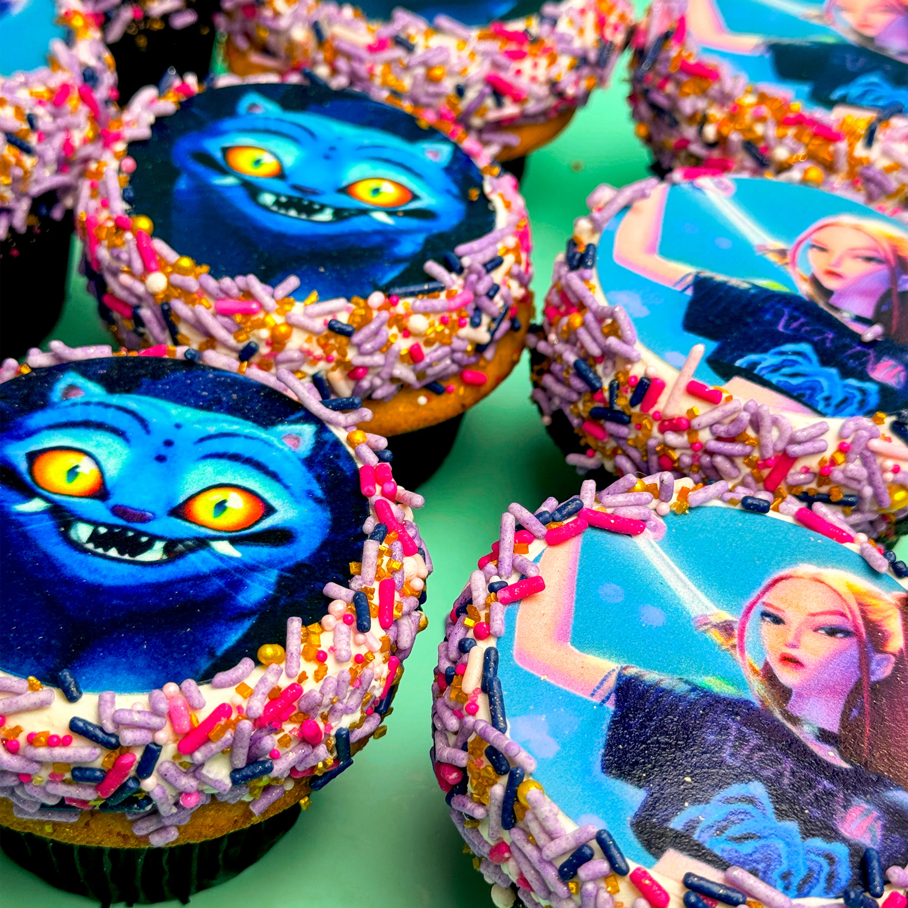 KPOP Demon Hunters Cupcakes - 12 Pack by Trophy Cupcakes - Alternate image 2