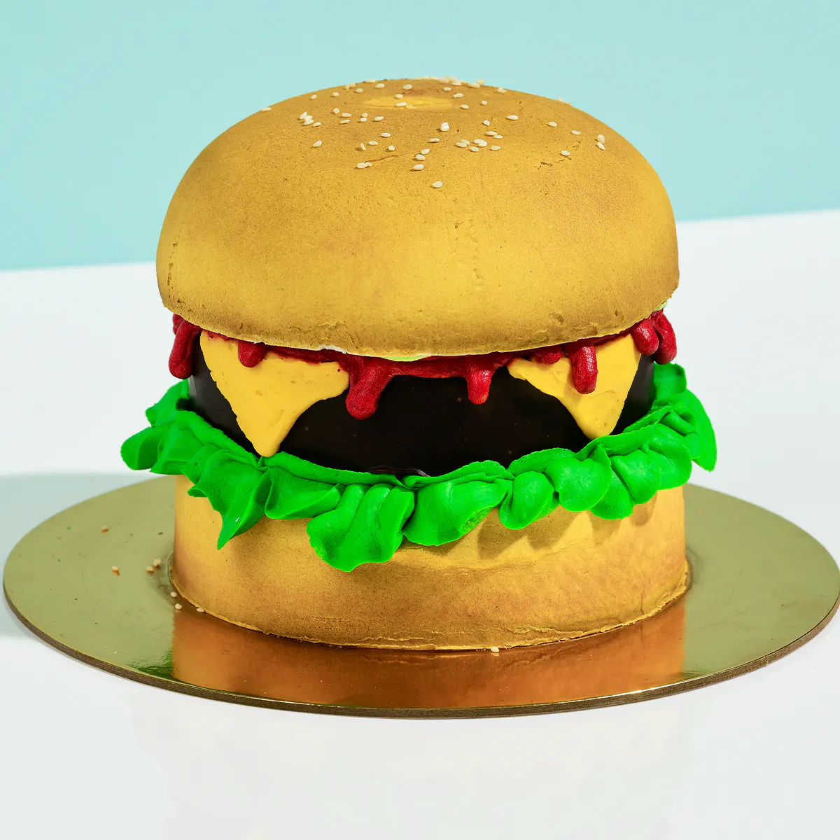 Father's Day Burger Cake by Buttermilk Bakeshop