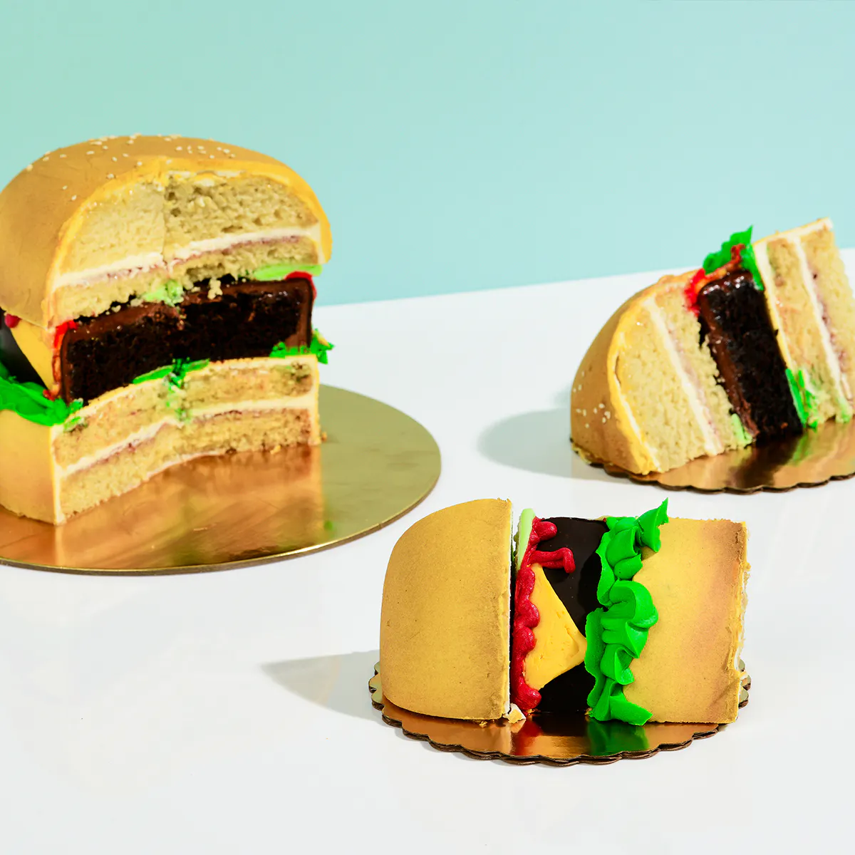 Father's Day Burger Cake by Buttermilk Bakeshop - Alternate image 2