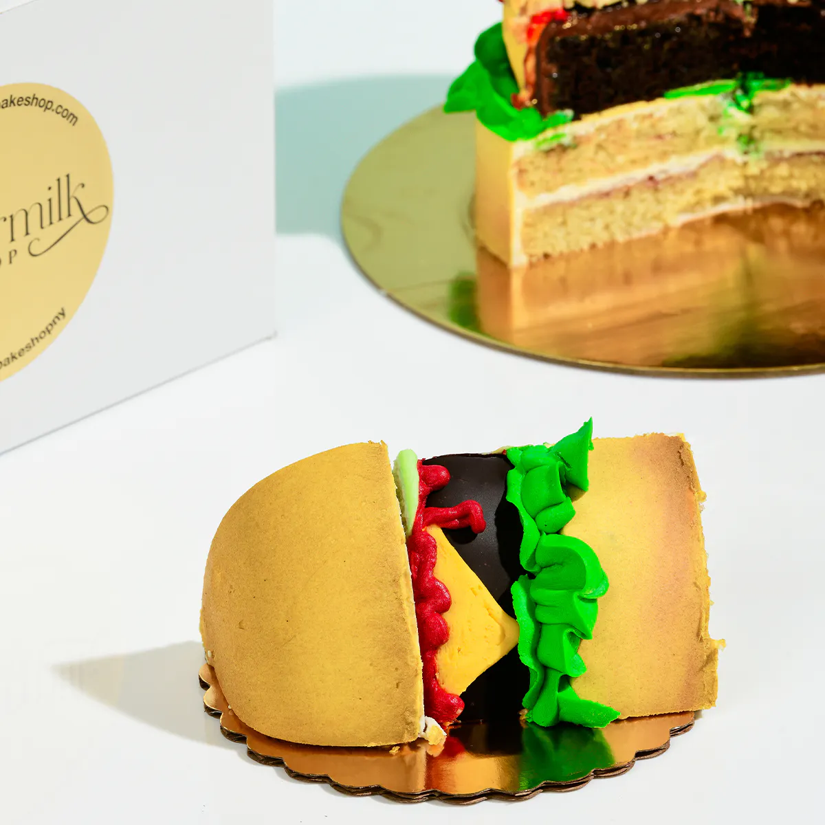 Father's Day Burger Cake by Buttermilk Bakeshop - Alternate image 1