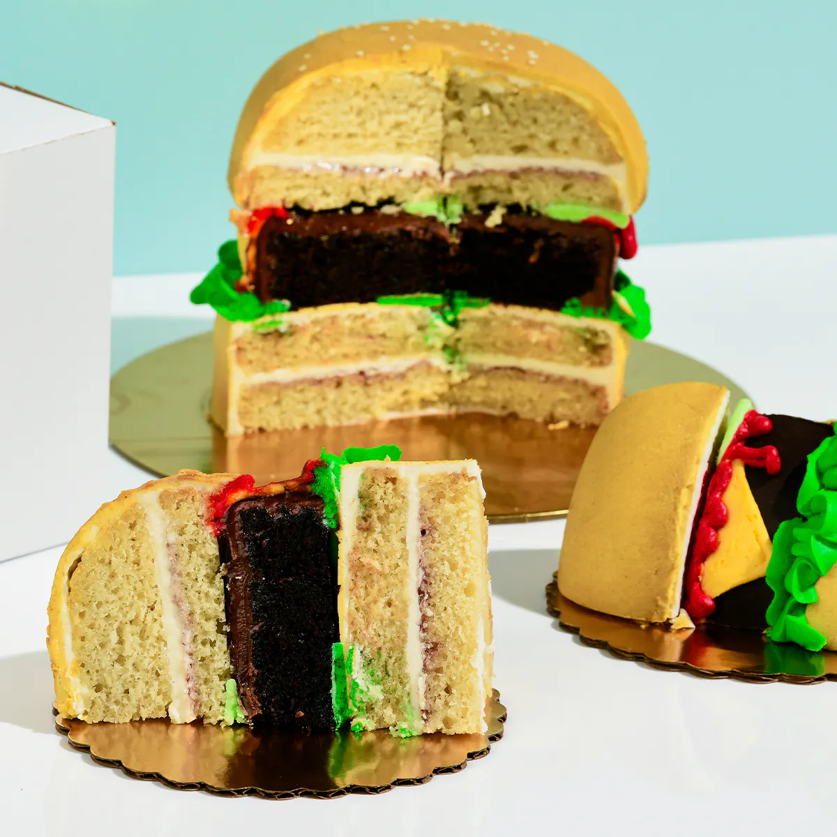 Father's Day Burger Cake by Buttermilk Bakeshop - Alternate image 3