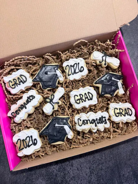 Graduation Decorated Sugar Cookies by Crows Custom Cookie Co. - Alternate image 2