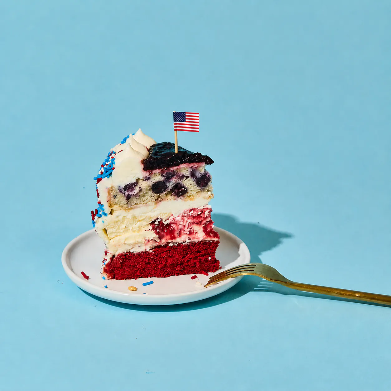 Red, White & Blueberry PieCaken by PieCaken Bakeshop - Alternate image 1