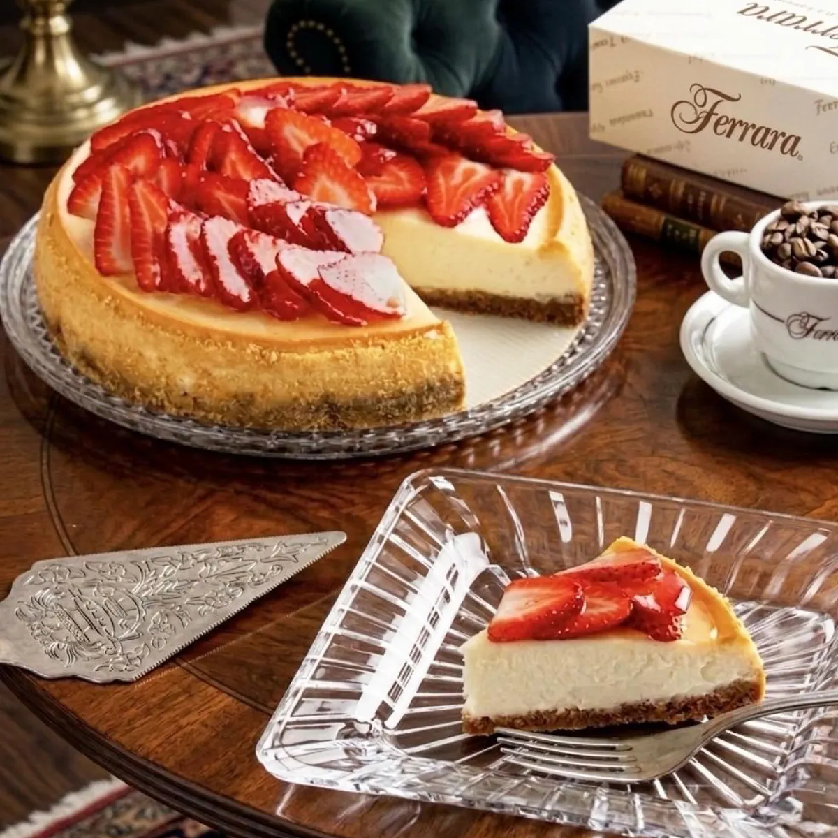 New York Strawberry Cheesecake by Ferrara Bakery