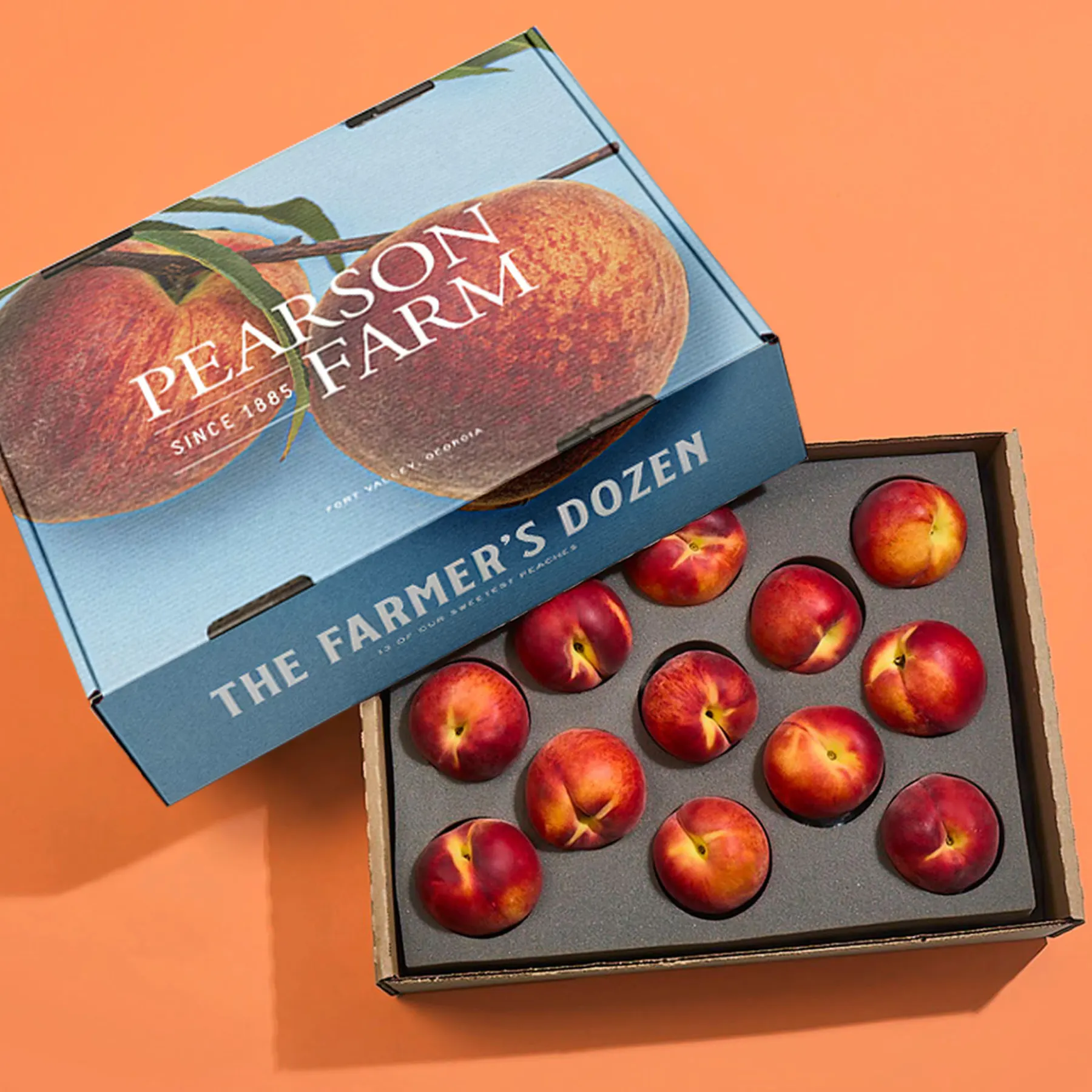 Georgia Peaches Gift Box - 26 Pack by Pearson Farm