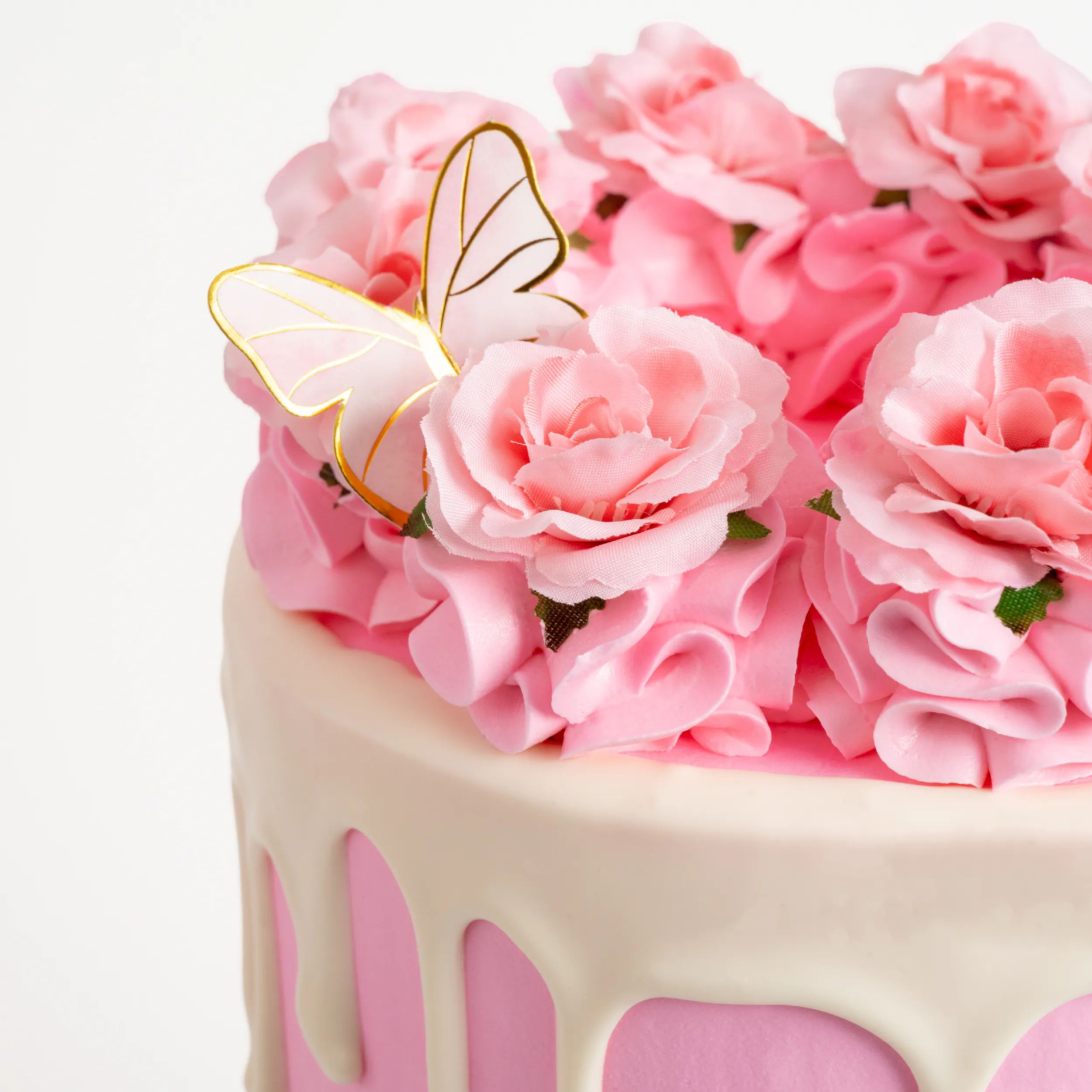 Pink Rose Bouquet Cake by Sweet E's Bake Shop - Alternate image 1