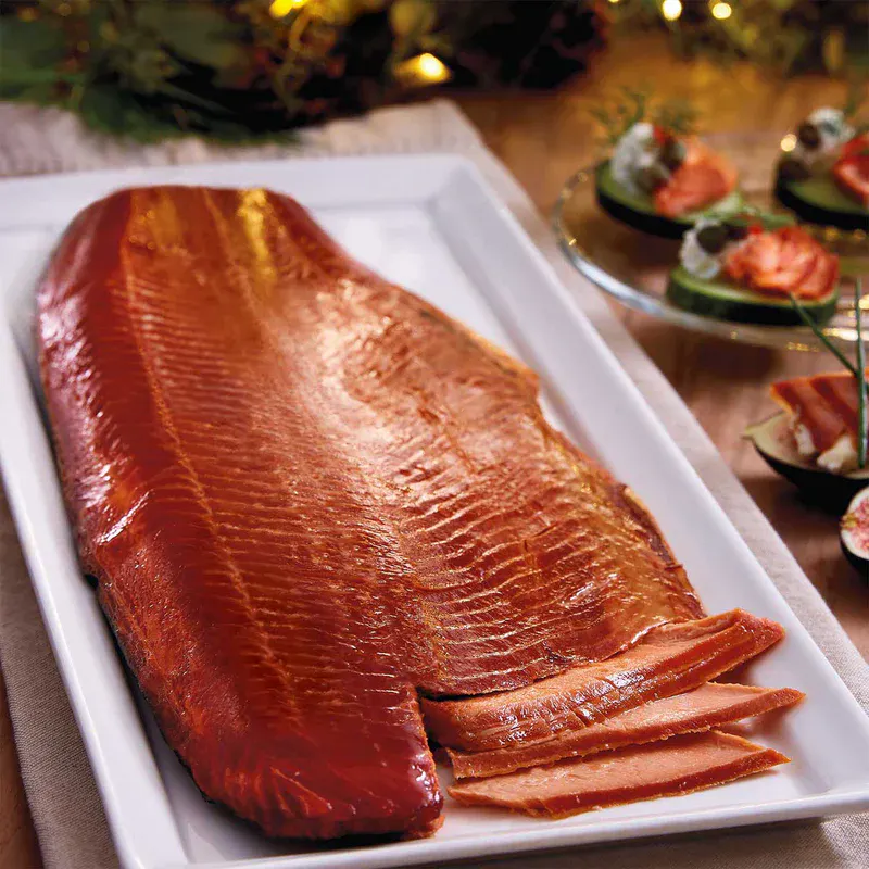 Smoked Wild Sockeye Salmon Gift Box - 1.5 lbs. by SeaBear Smokehouse - Alternate image 1