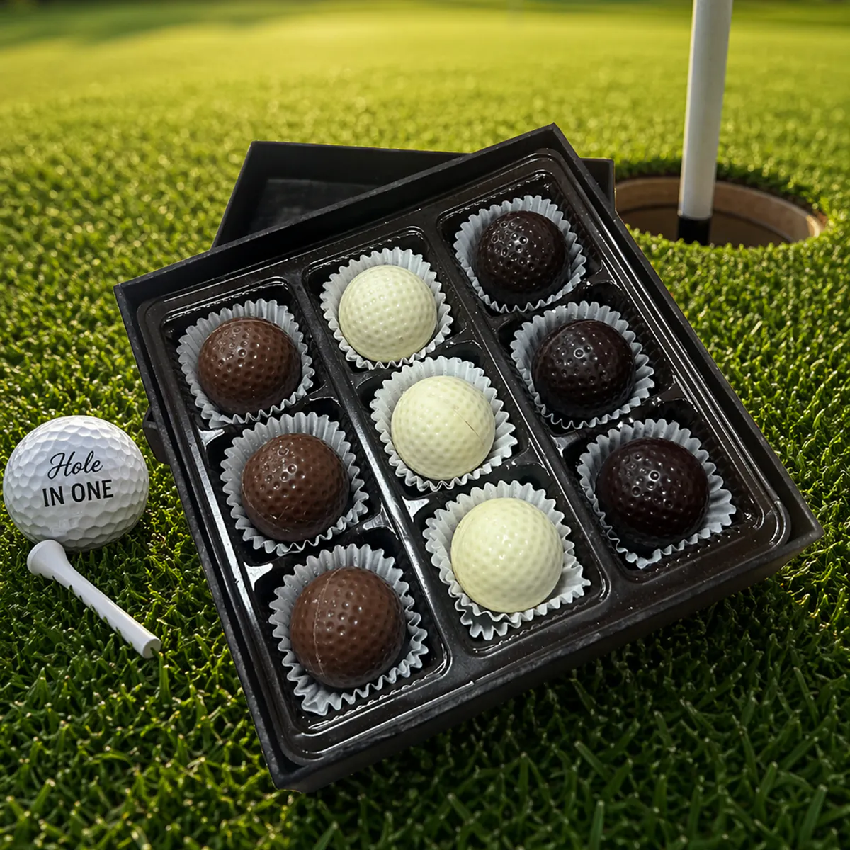 Father's Day Peanut Butter Bourbon Golf Balls - 9 Pieces by