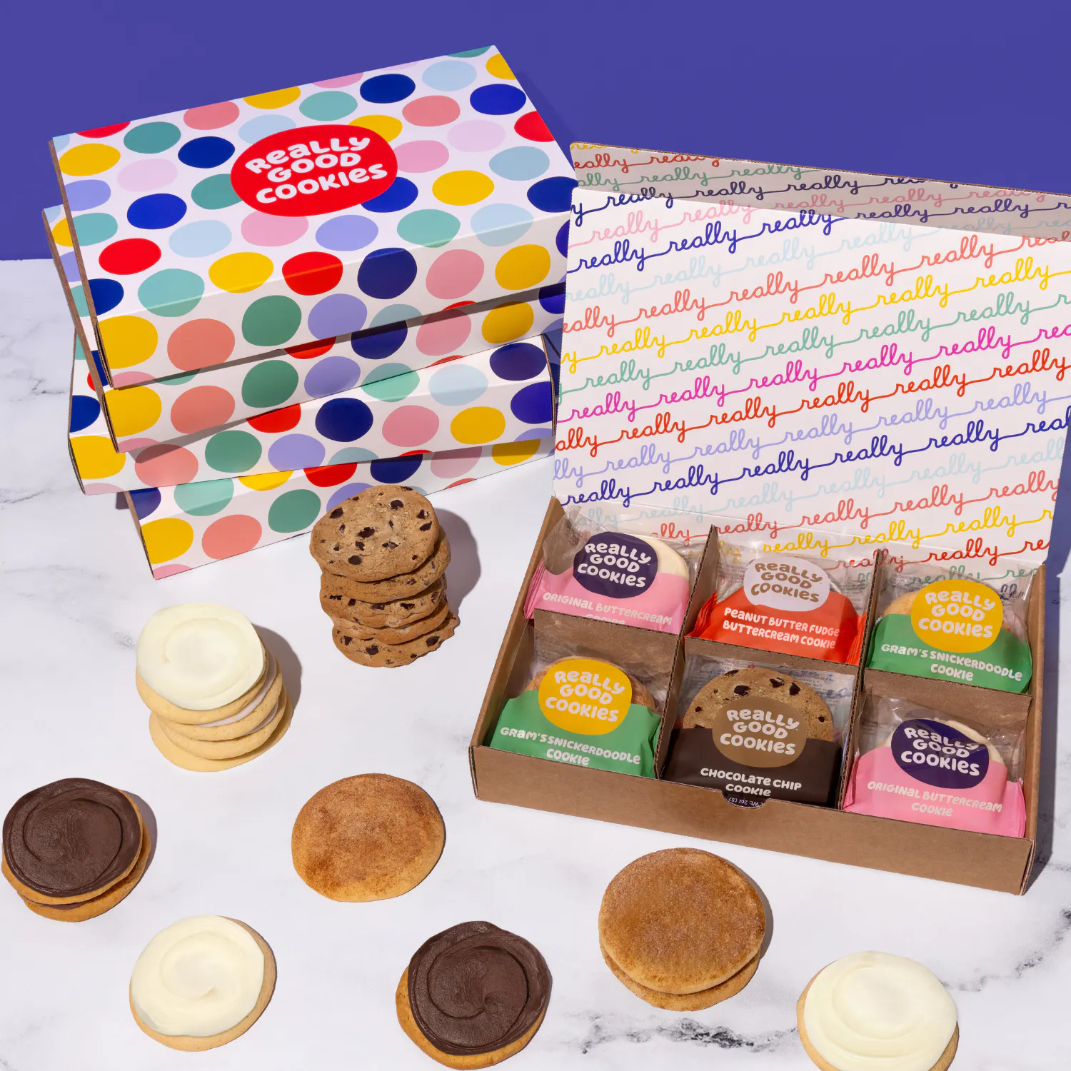 Best Seller Cookie Gift Box - 12 Pack by Really Good Cookies