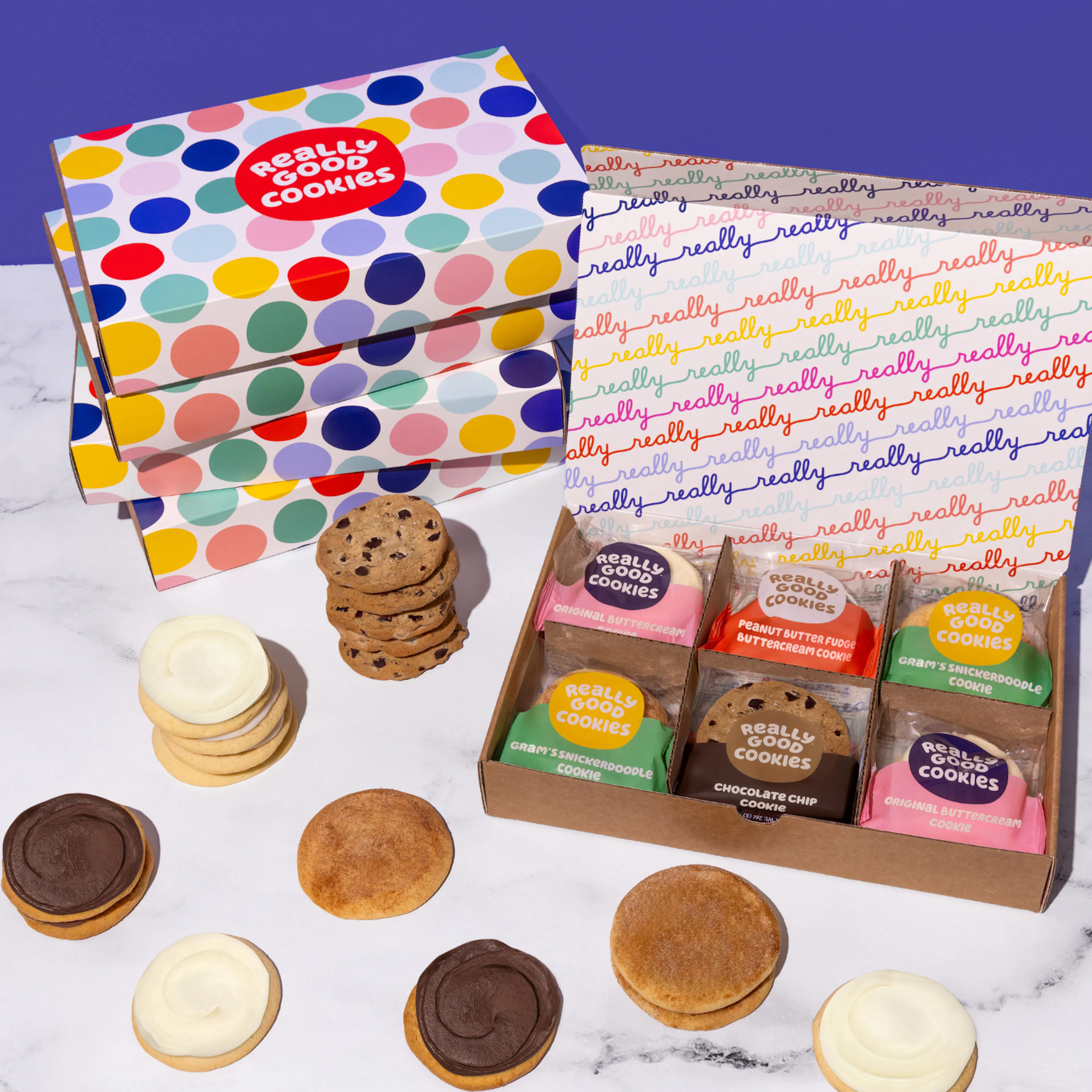 Best Seller Cookie Gift Box - 12 Pack by Really Good Cookies
