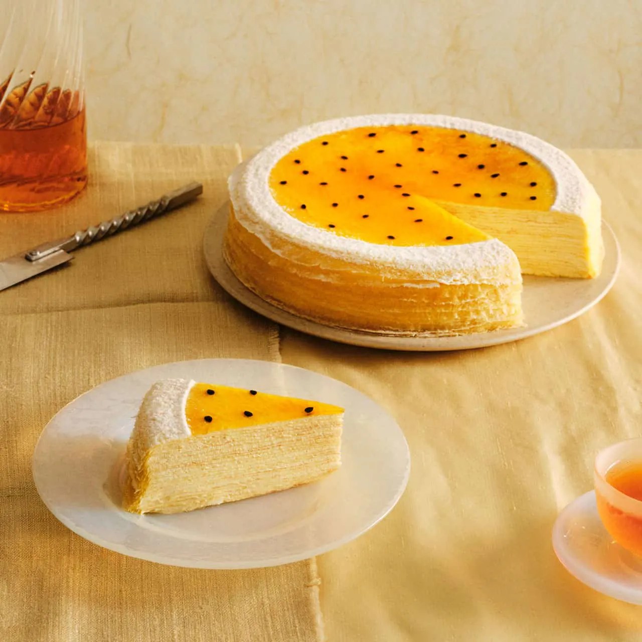 Passion Fruit Mille Crêpes Cake by Lady M Confections - Alternate image 1