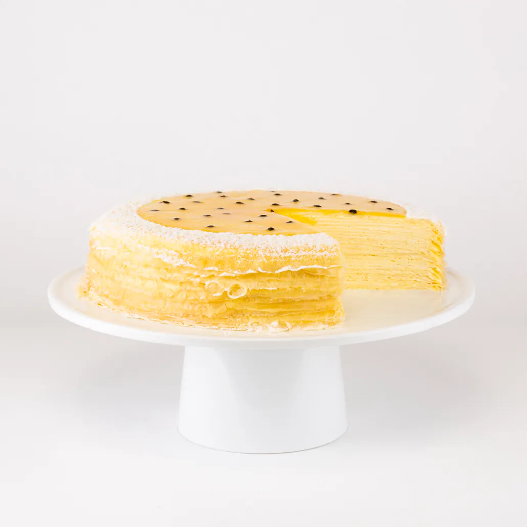 Passion Fruit Mille Crêpes Cake by Lady M Confections