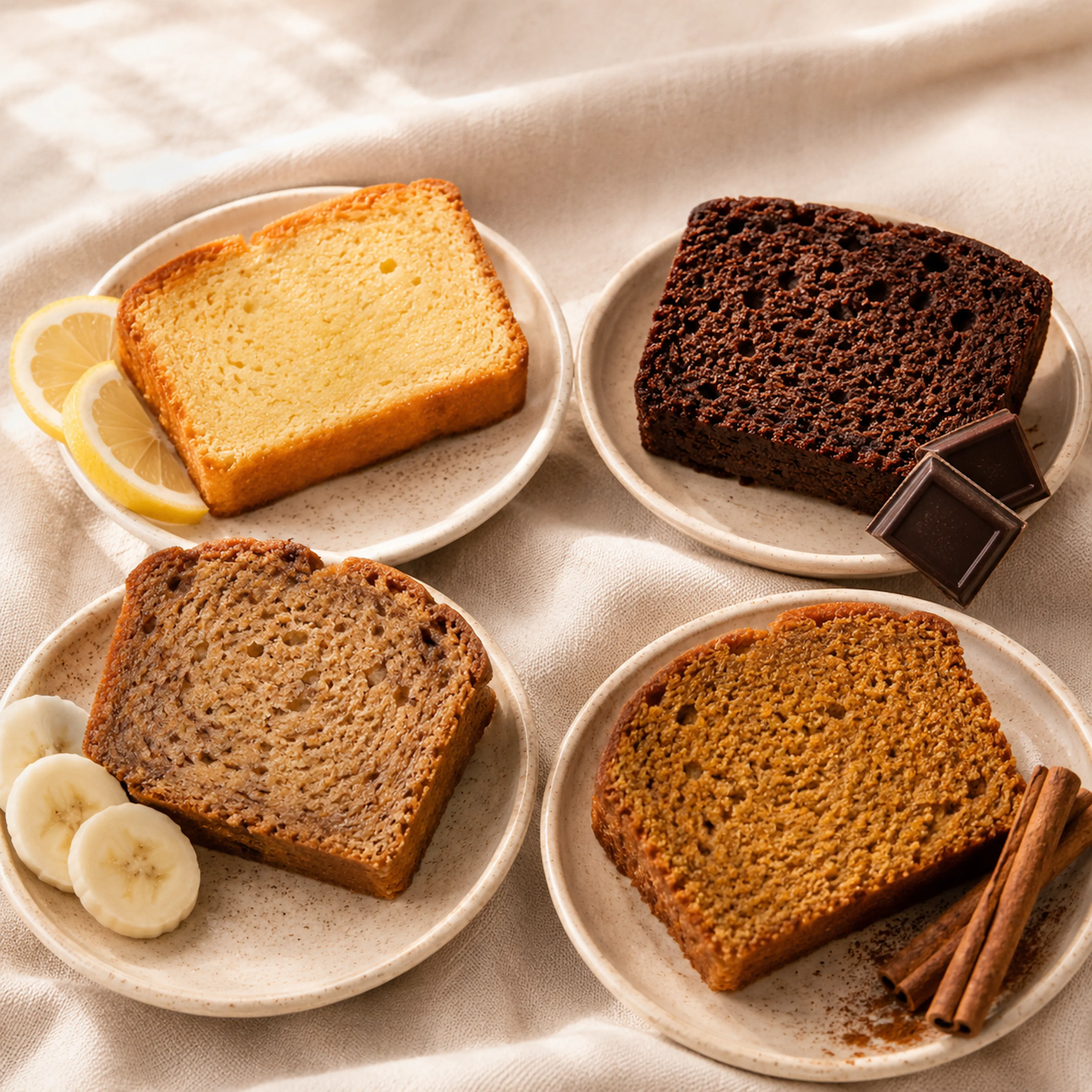 Gluten-Free Cake + Bread Sampler — 4 Pack by sincerely, BY PARYANI