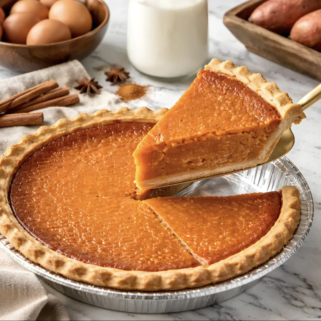Deep Dish Sweet Potato Pie by 27th Street Bakery Shop