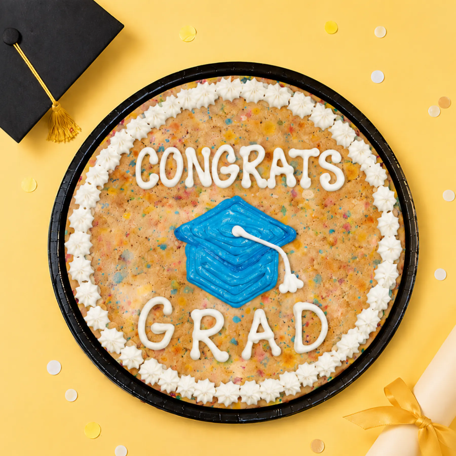Graduation Cookie Cake by Famous 4th Street Cookie Co.