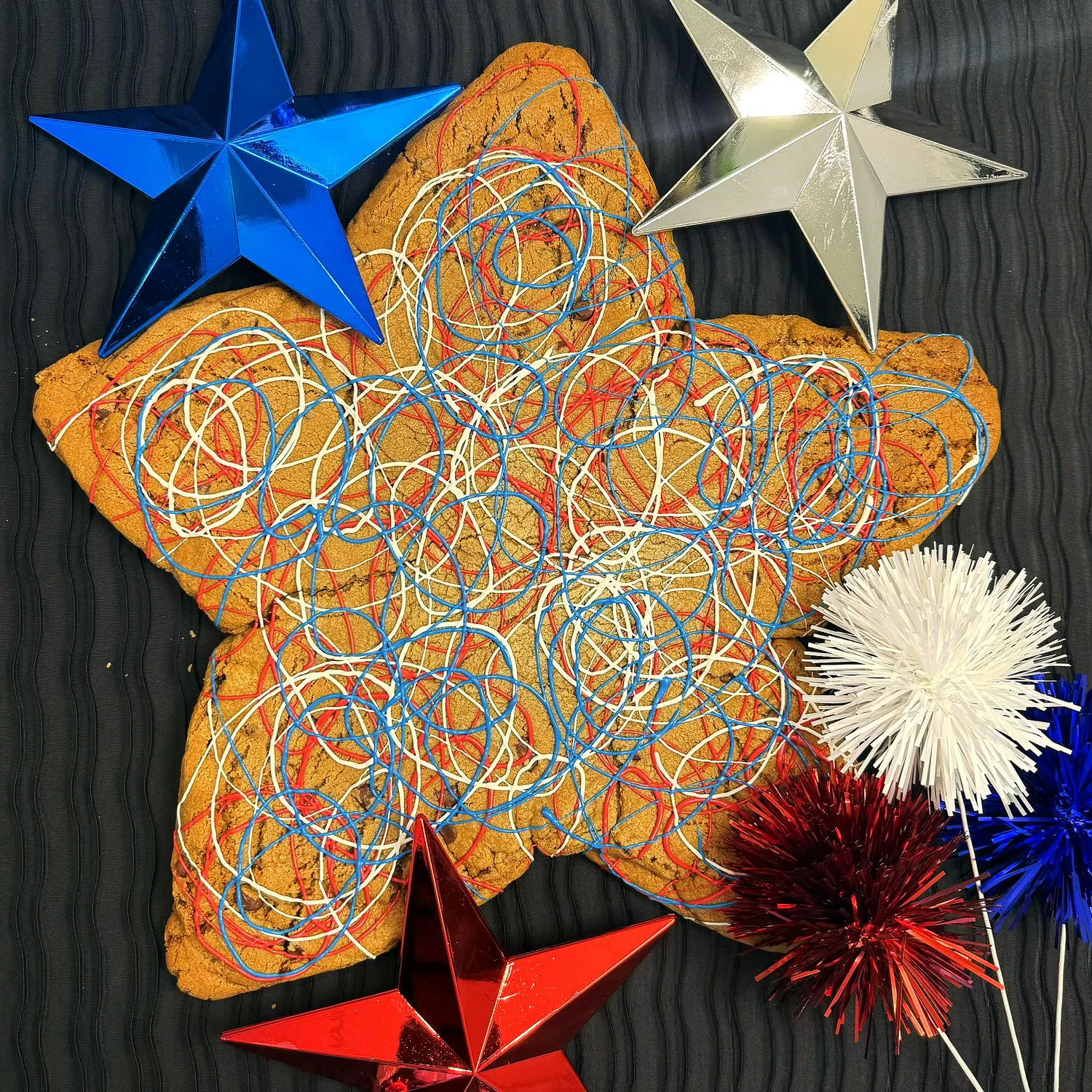 Giant 5-lb Patriotic Cookie by T-Rex Cookie Company - Alternate image 1