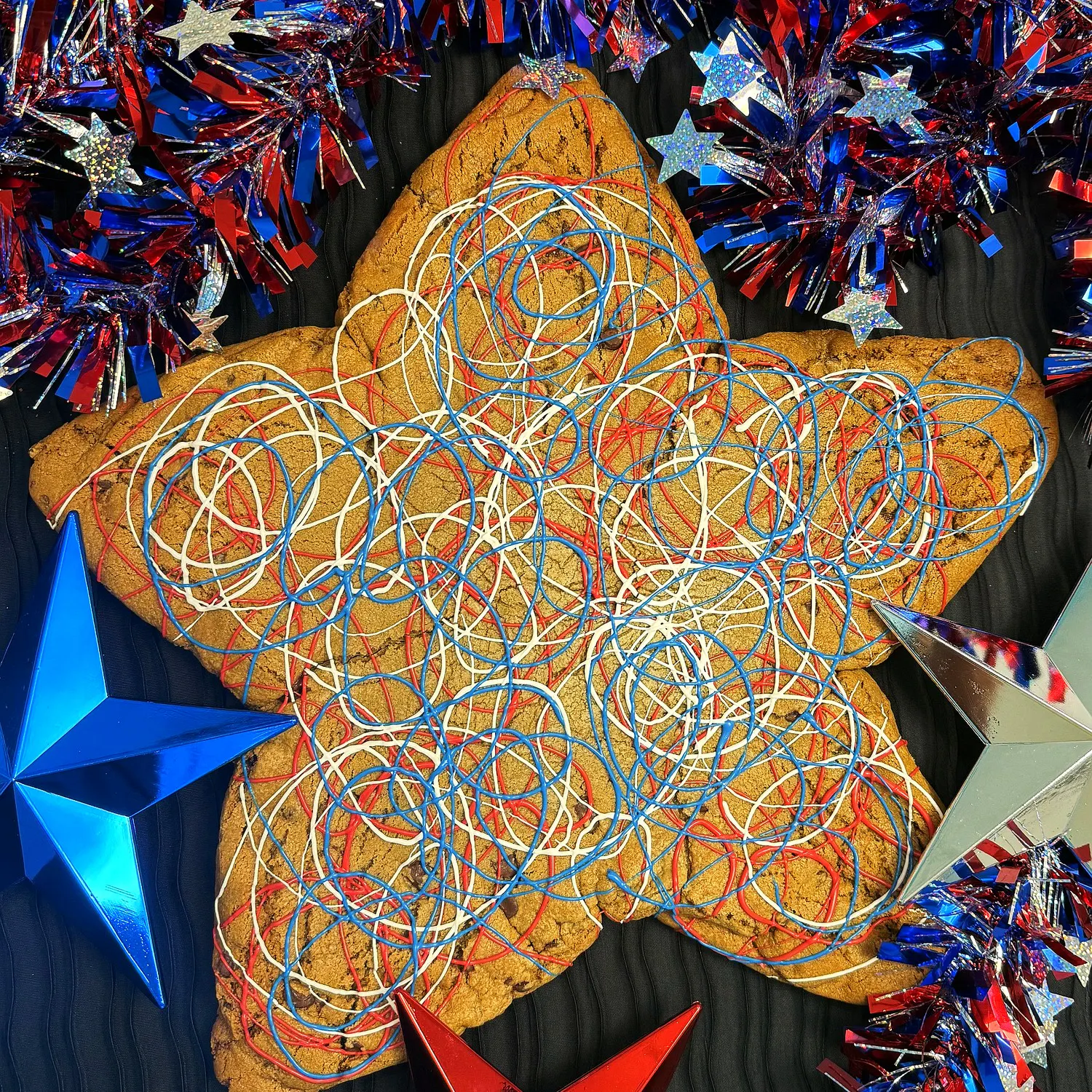 Giant 5-lb Patriotic Cookie by T-Rex Cookie Company