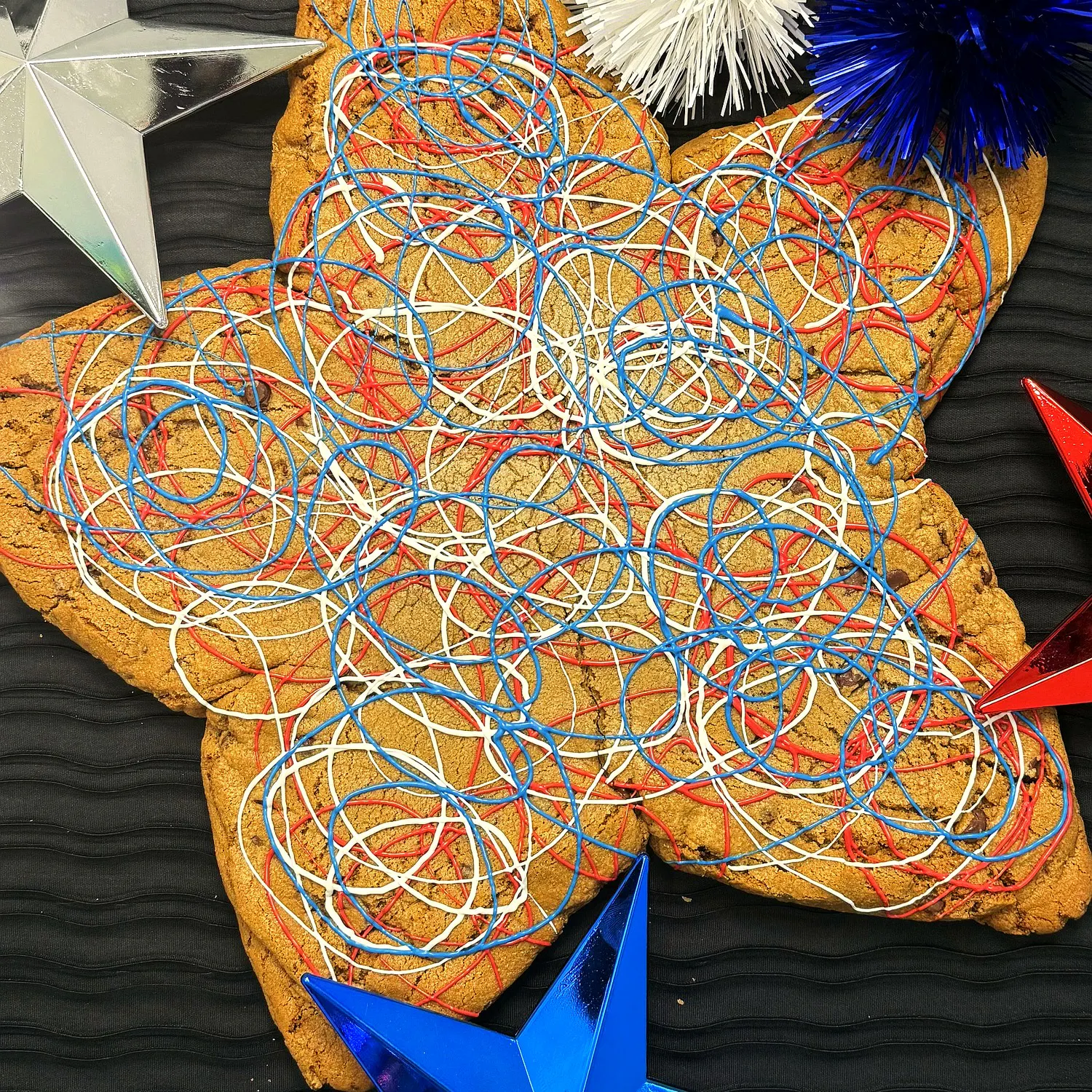 Giant 5-lb Patriotic Cookie by T-Rex Cookie Company - Alternate image 2