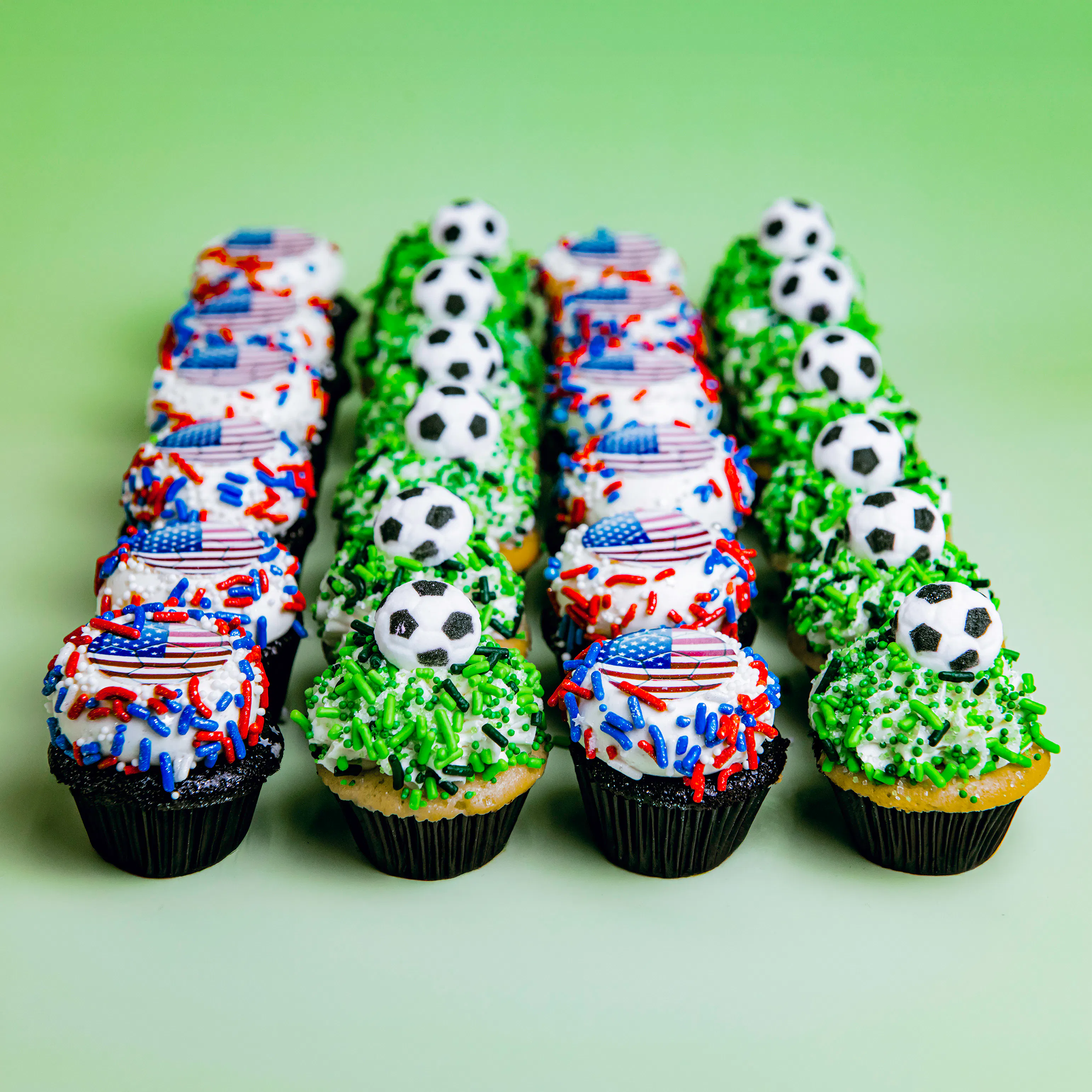 World Cup Mini Cupcakes by Trophy Cupcakes - Alternate image 1