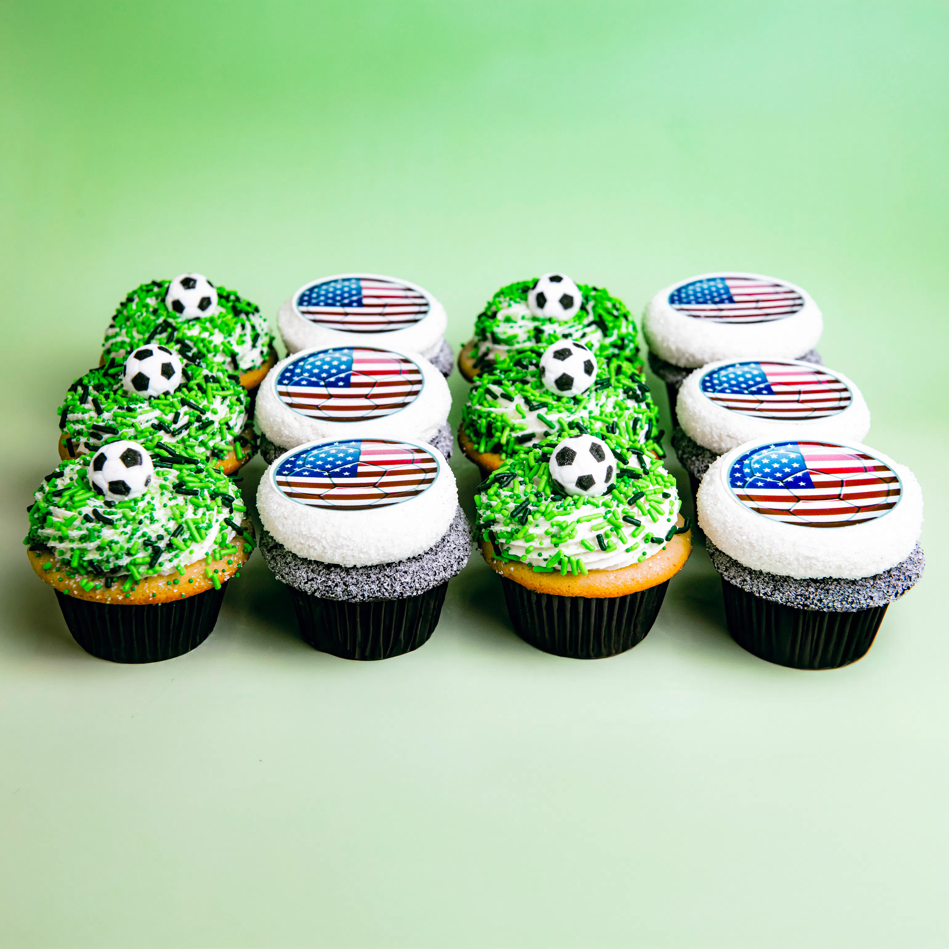 World Cup Cupcakes - 12 Pack by Trophy Cupcakes