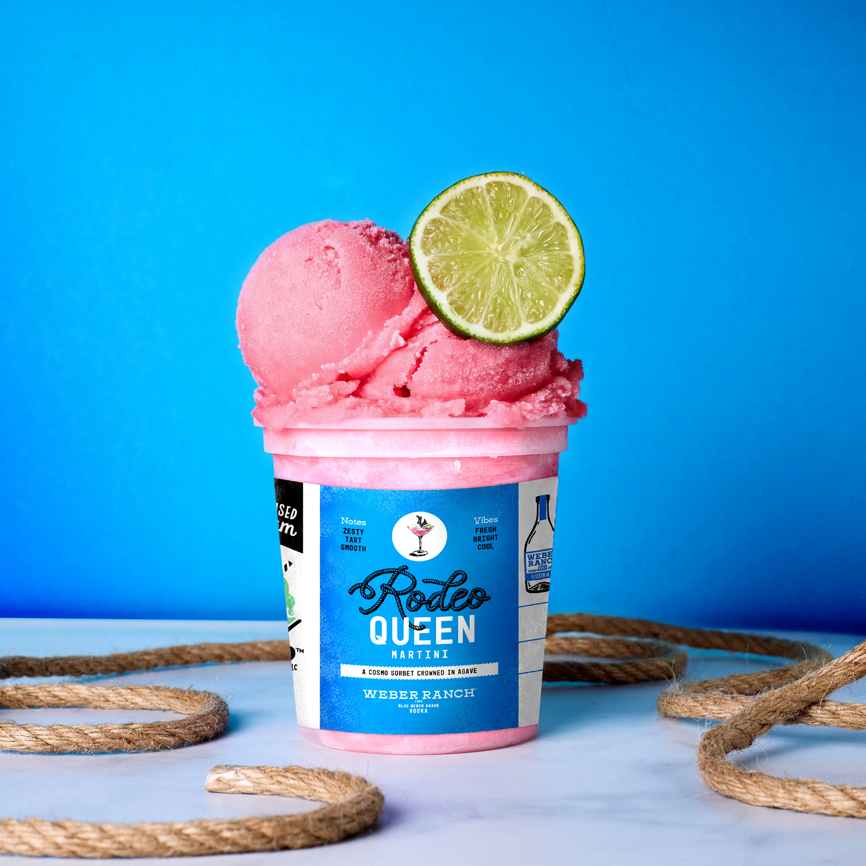 Weber Ranch Rodeo Queen Martini Boozy Sorbet - 4 Pack by Tipsy Scoop Boozy Ice Cream - Alternate image 3