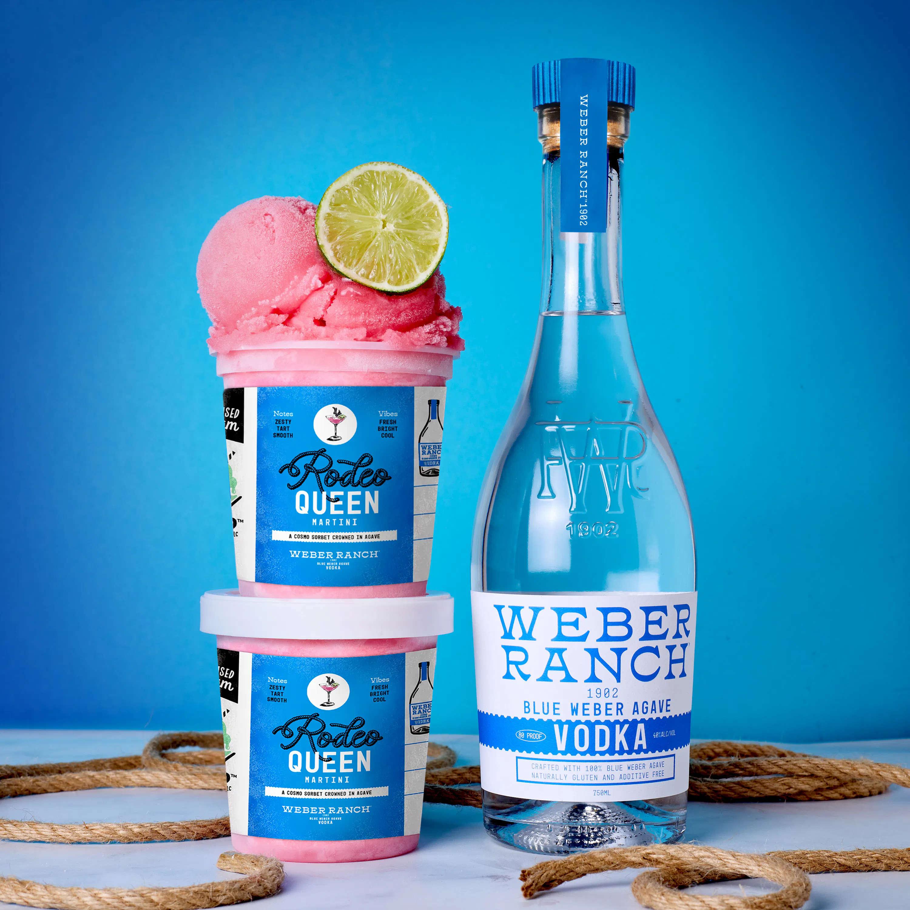 Weber Ranch Rodeo Queen Martini Boozy Sorbet - 4 Pack by Tipsy Scoop Boozy Ice Cream - Alternate image 2