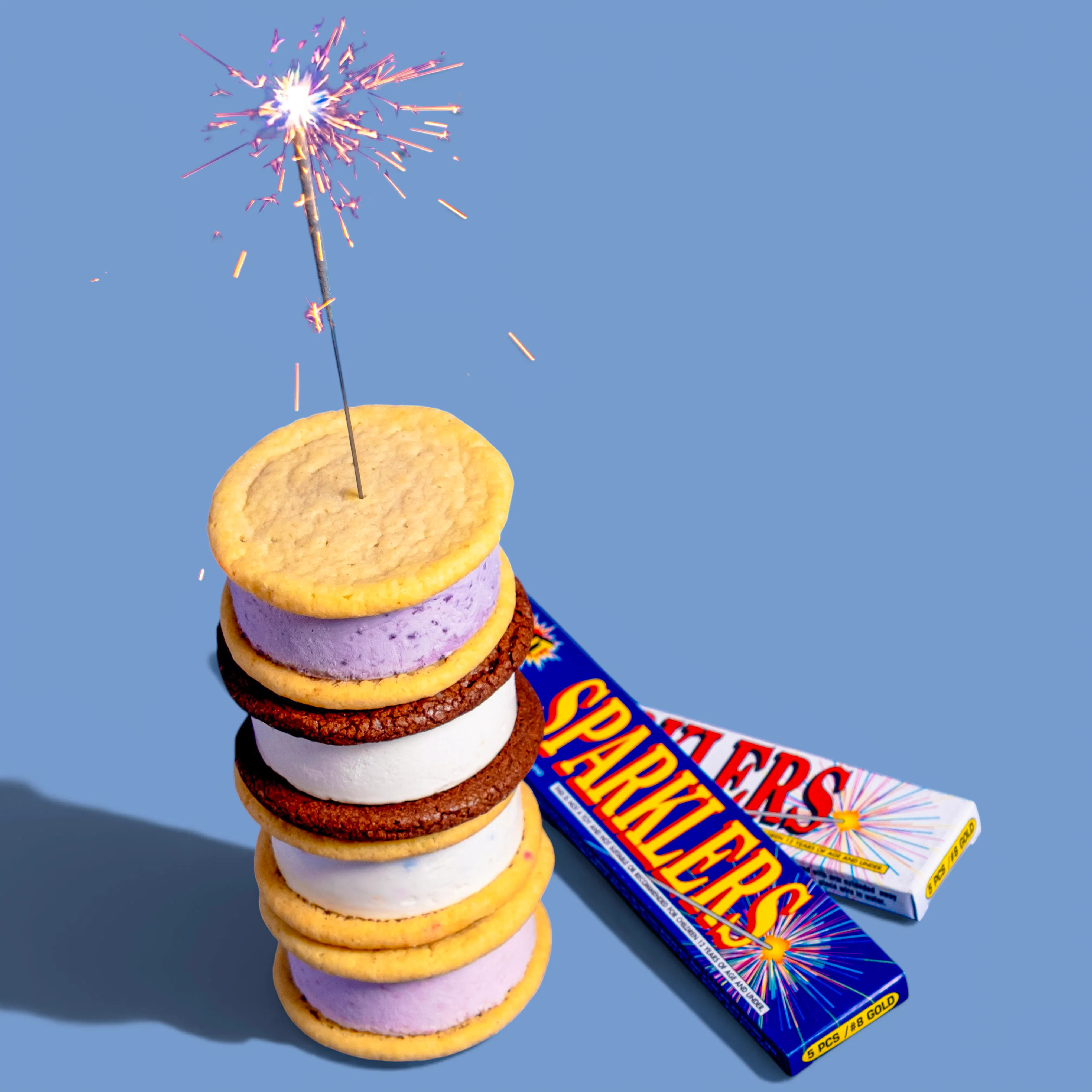 Freedom Ice Cream Sandwich Collection - 8 Pack by Nye's Cream Sandwiches - Alternate image 3