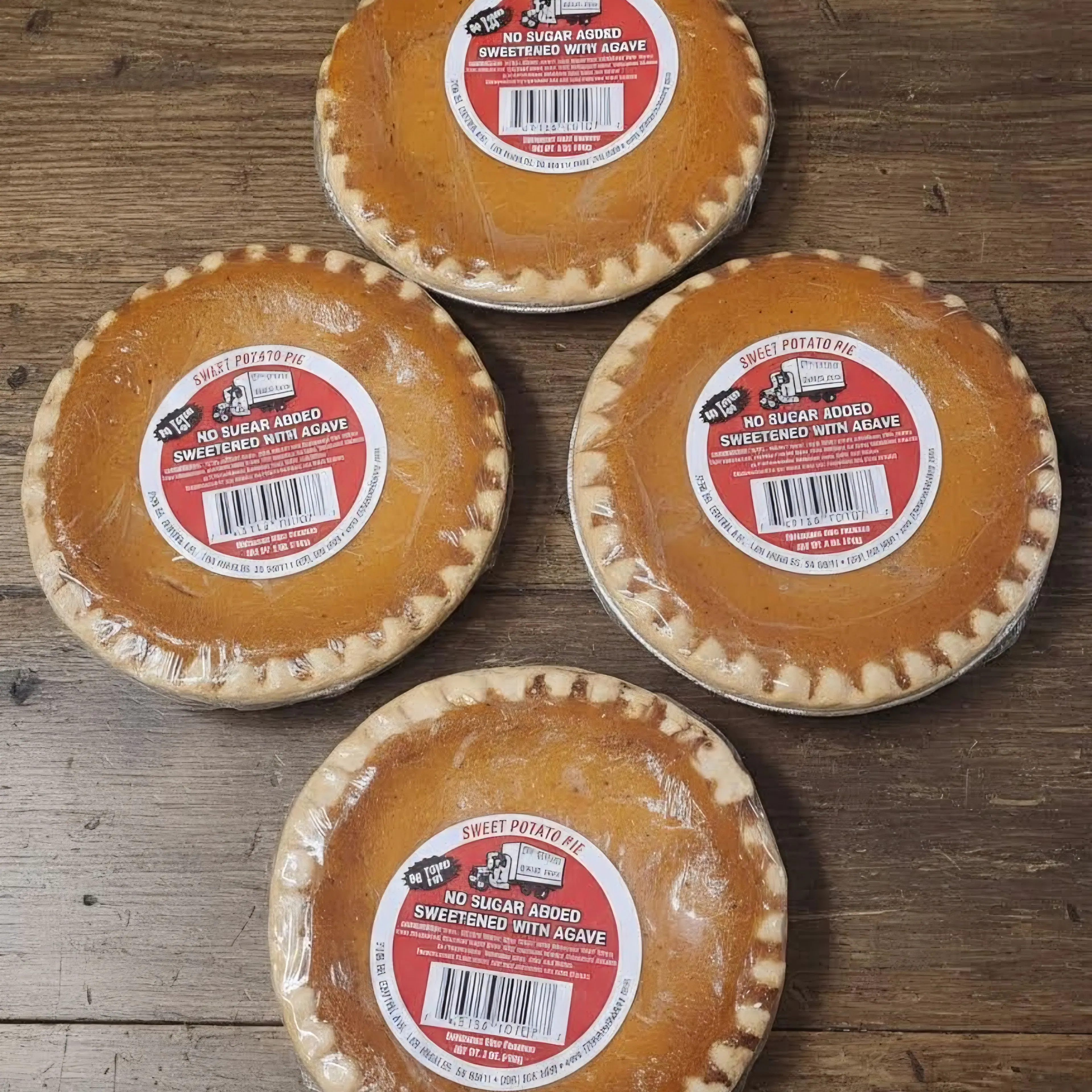 Mini Sugar Free Sweet Potato Pies - 4 Pack by 27th Street Bakery Shop