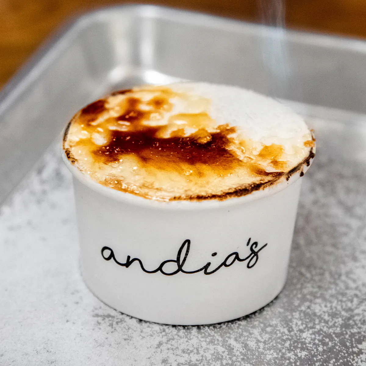 French Vanilla Ice Cream Crème Brûlée Cups - Buy 8, Get 8 Free by Andia's Ice Cream - Alternate image 1