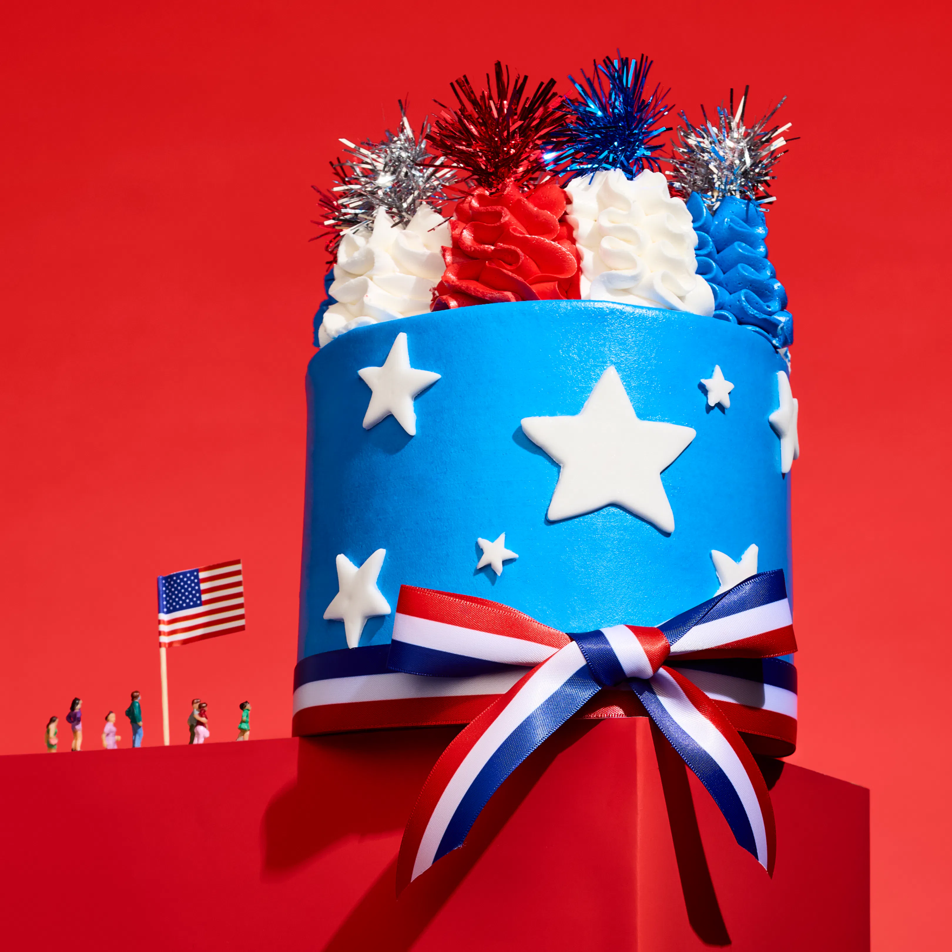 Happy Birthday America Cake by Sweet E's Bake Shop