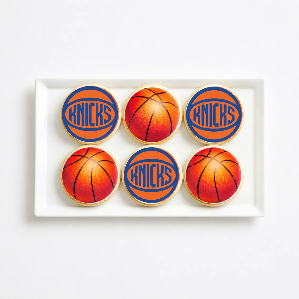 New York Knicks Basketball Cookies by Sweet E's Bake Shop - Alternate image 1
