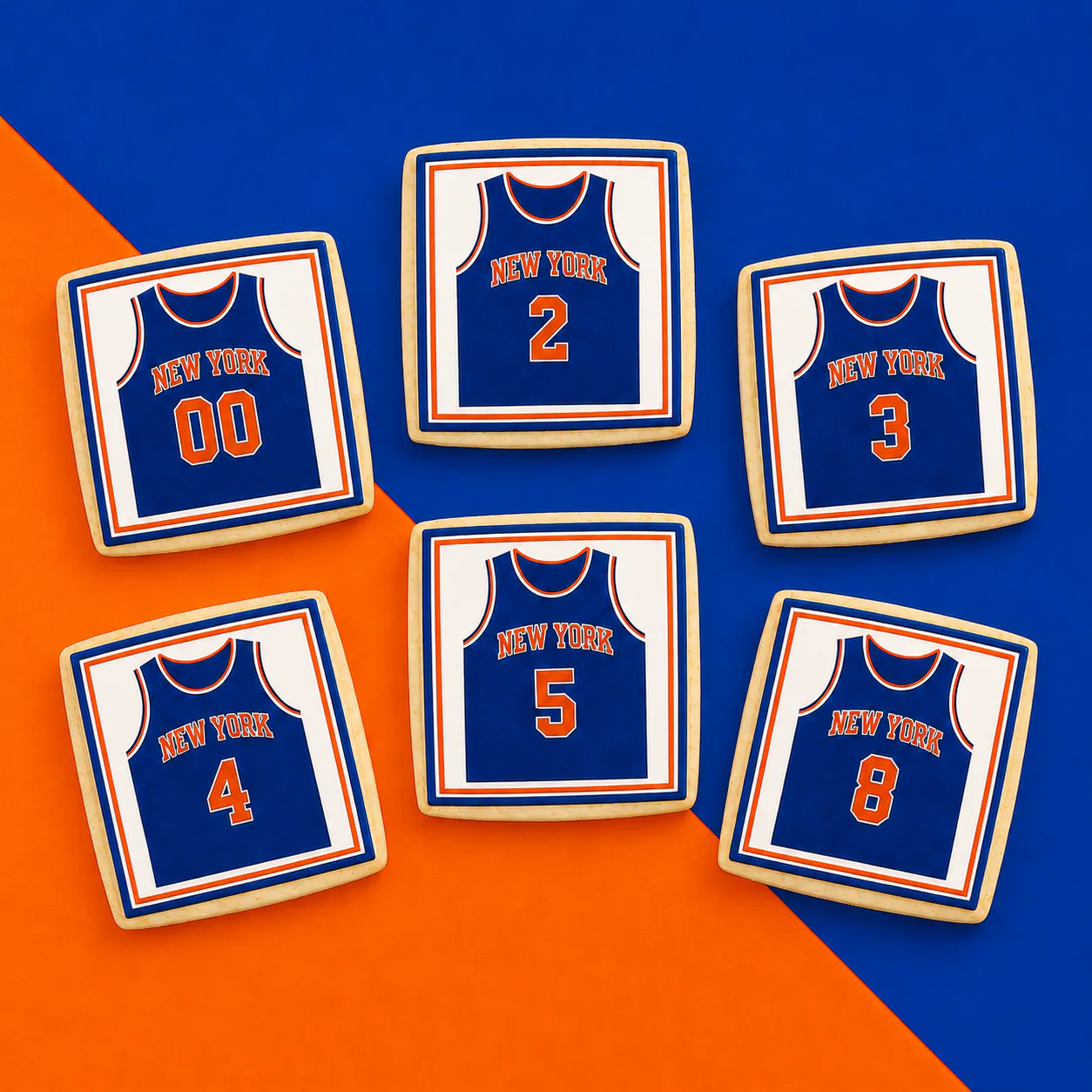 New York Knicks Jersey Cookies by Sweet E's Bake Shop - Alternate image 1