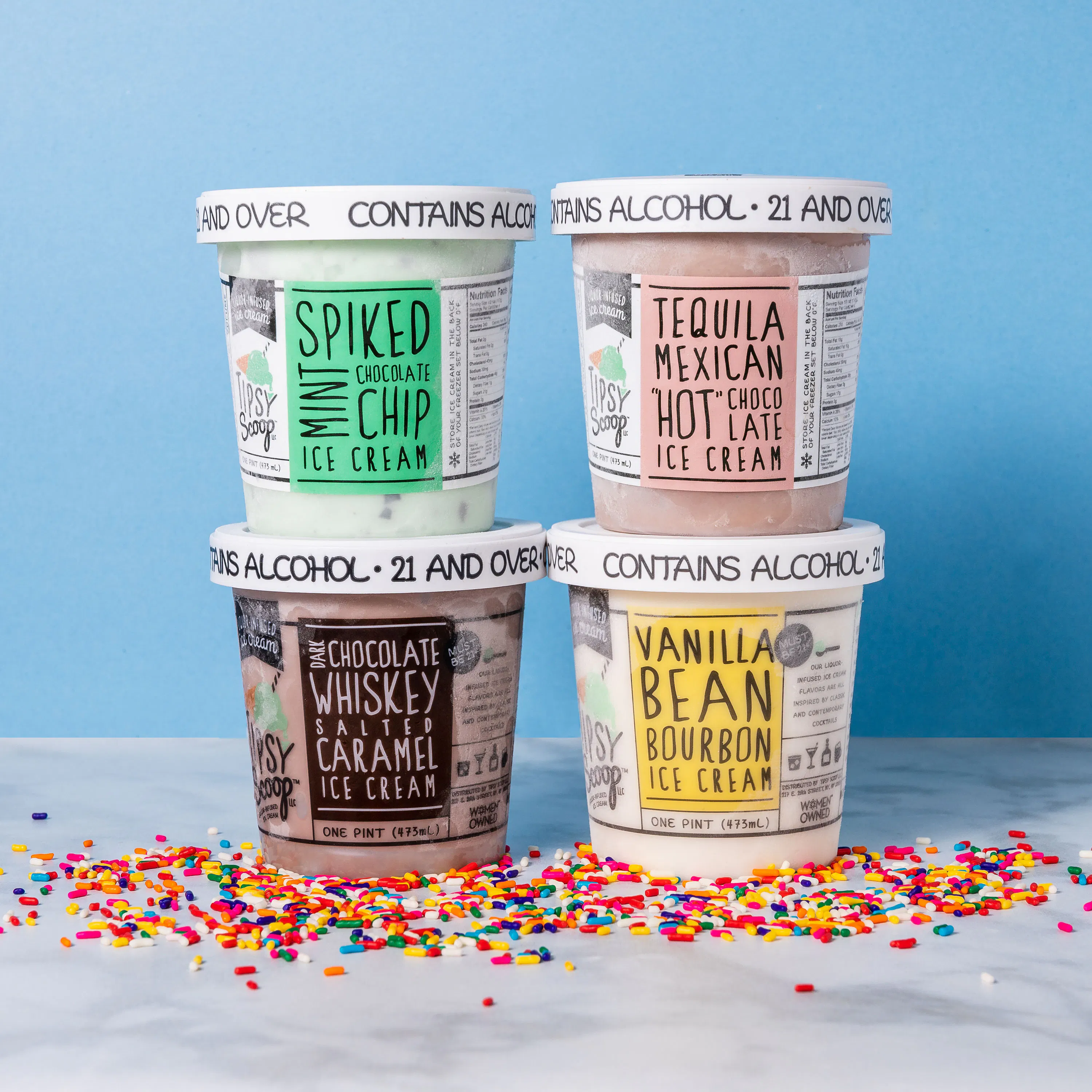 Boozy Ice Cream Buy 4 Pints, Get 2 Free by Tipsy Scoop Boozy Ice Cream - Alternate image 1