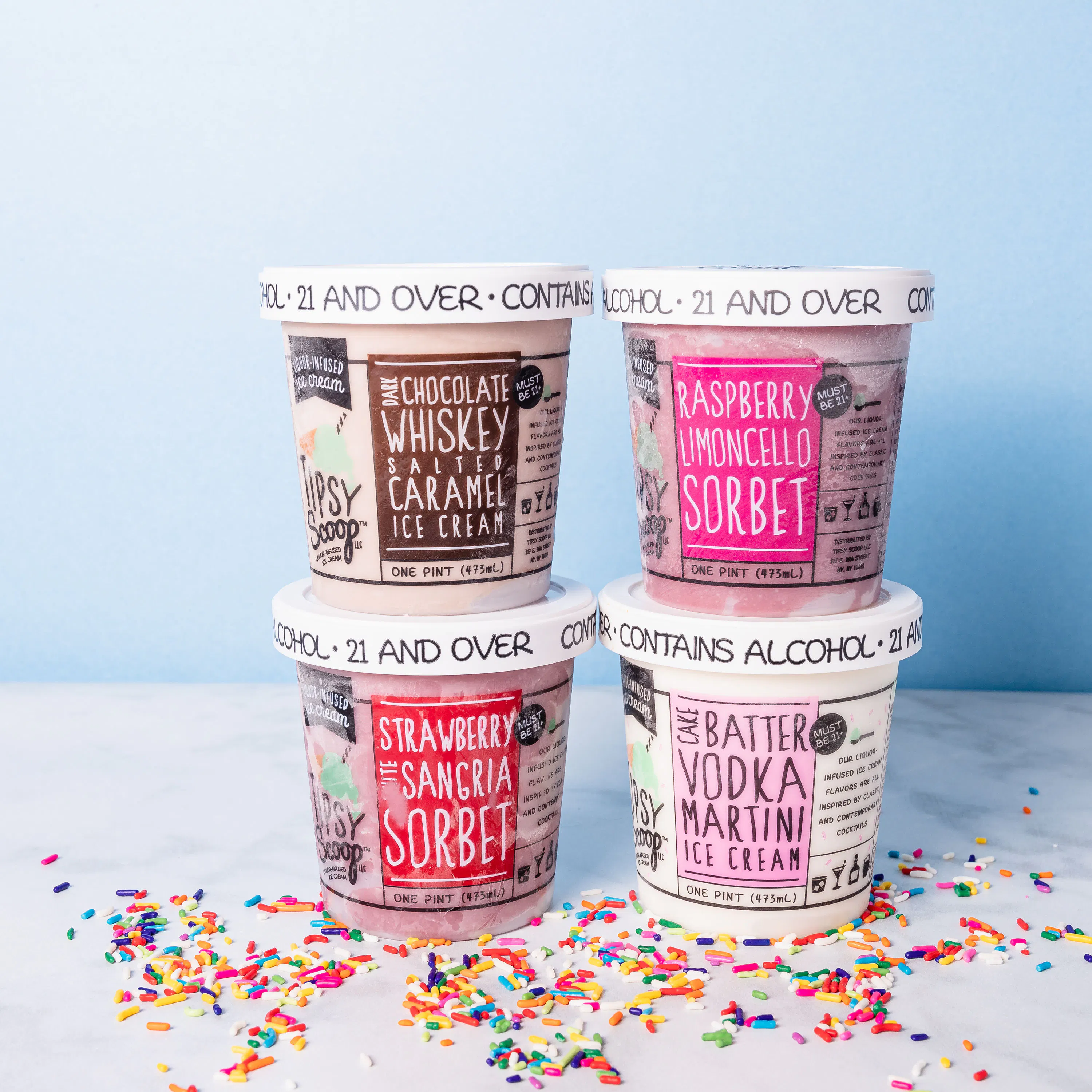 Boozy Ice Cream Buy 4 Pints, Get 2 Free by Tipsy Scoop Boozy Ice Cream - Alternate image 2