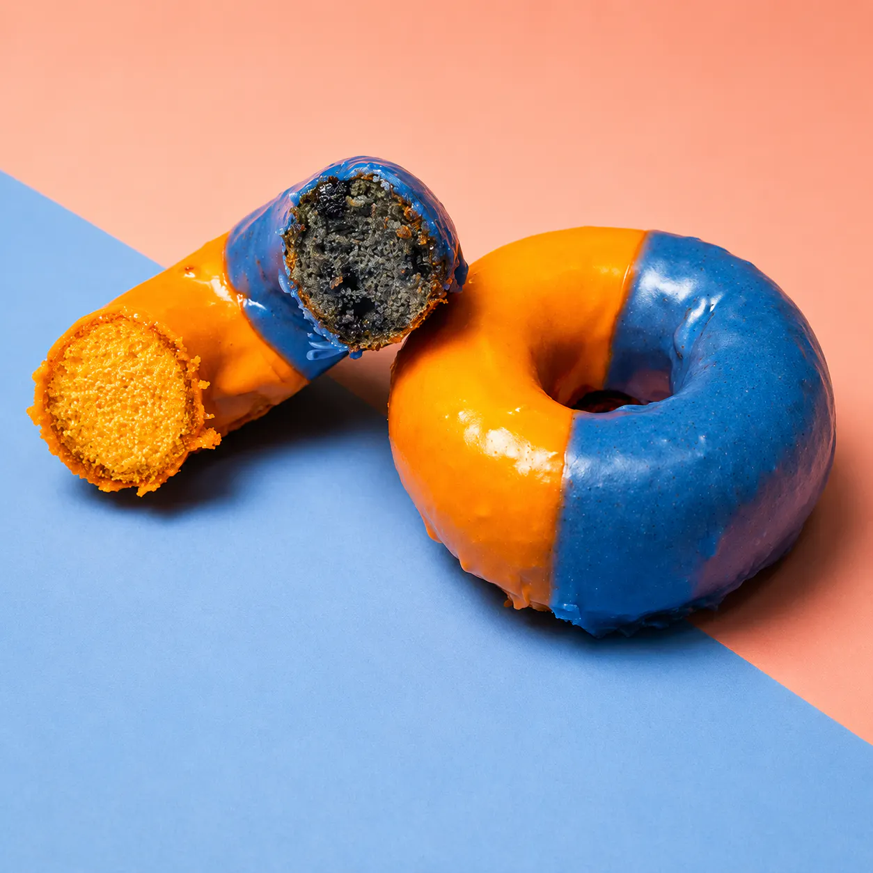 Blue and Orange Cake Doughnuts by Doughnut Plant - Alternate image 1