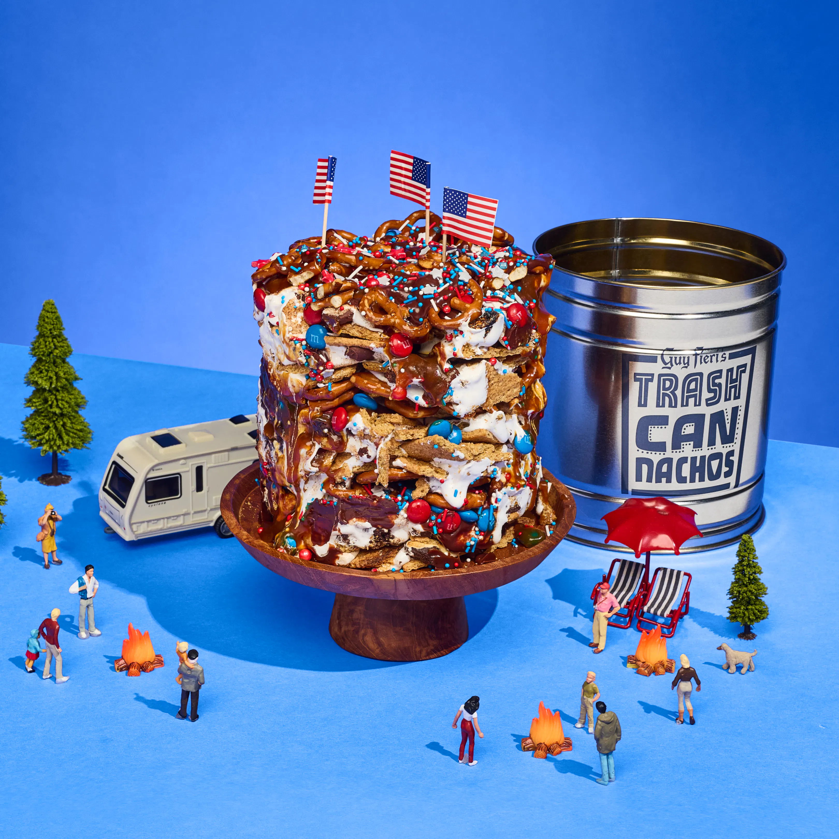 Guy's Campfire S'Mores Trash Can Nachos by Guy Fieri - Alternate image 1