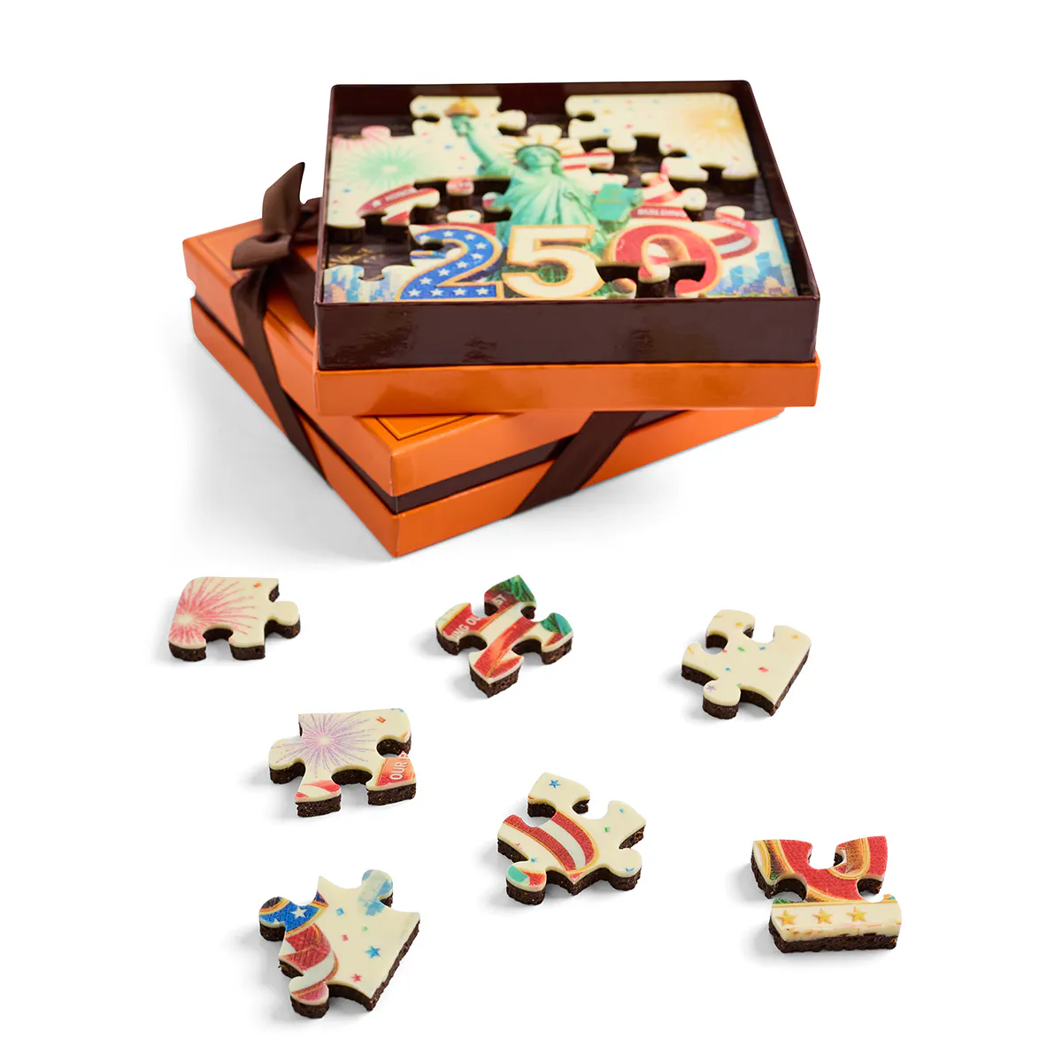 Lady Liberty Puzzle Box by Jacques Torres Chocolate | Goldbelly