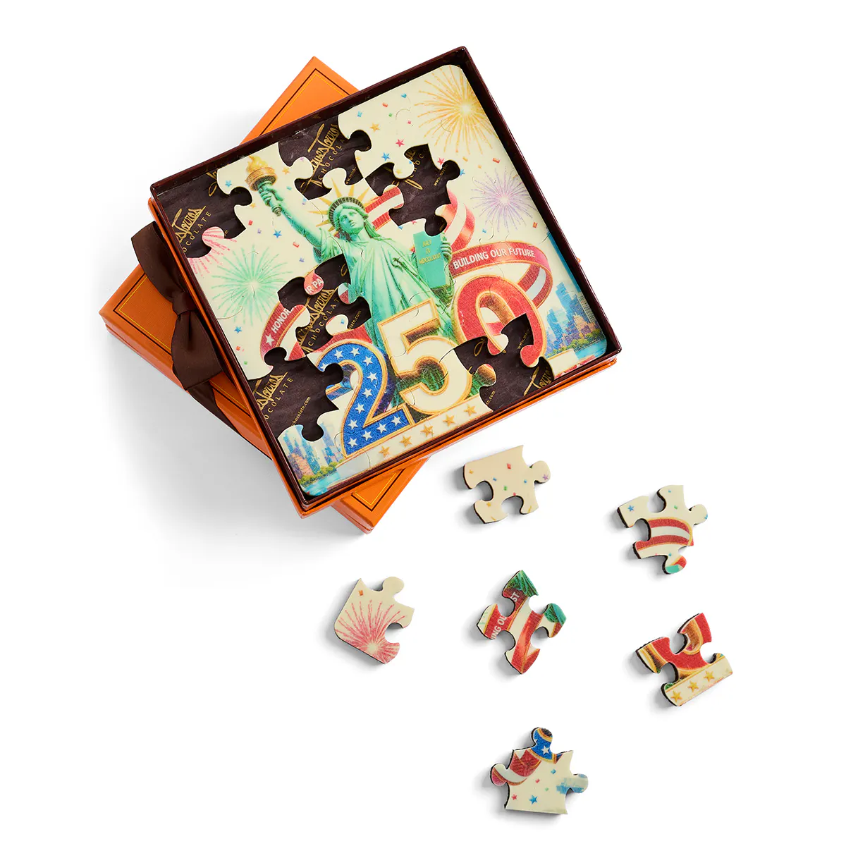 Lady Liberty Puzzle Box by Jacques Torres Chocolate | Goldbelly