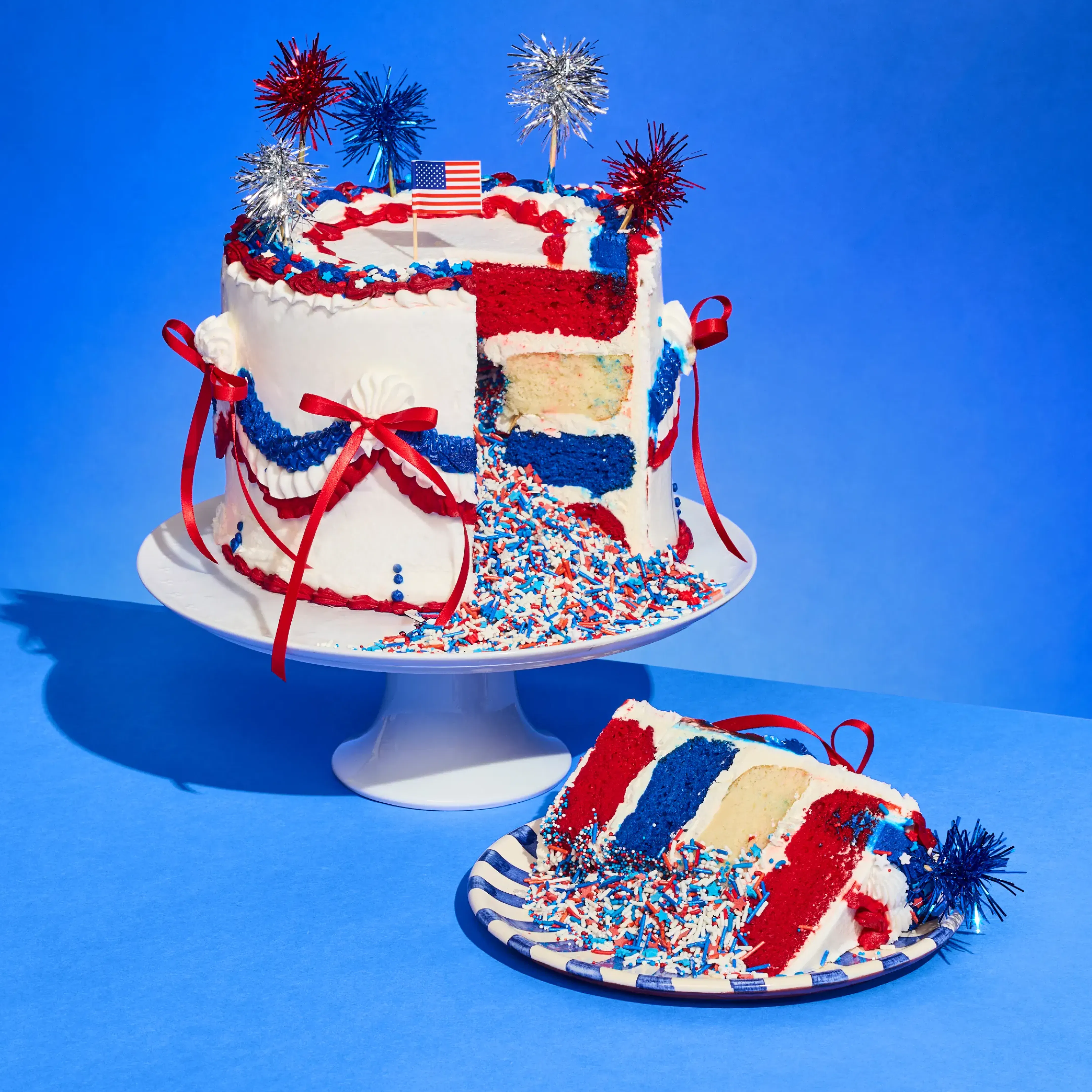 Let Freedom Sprinkle Cake by Sweet E's Bake Shop