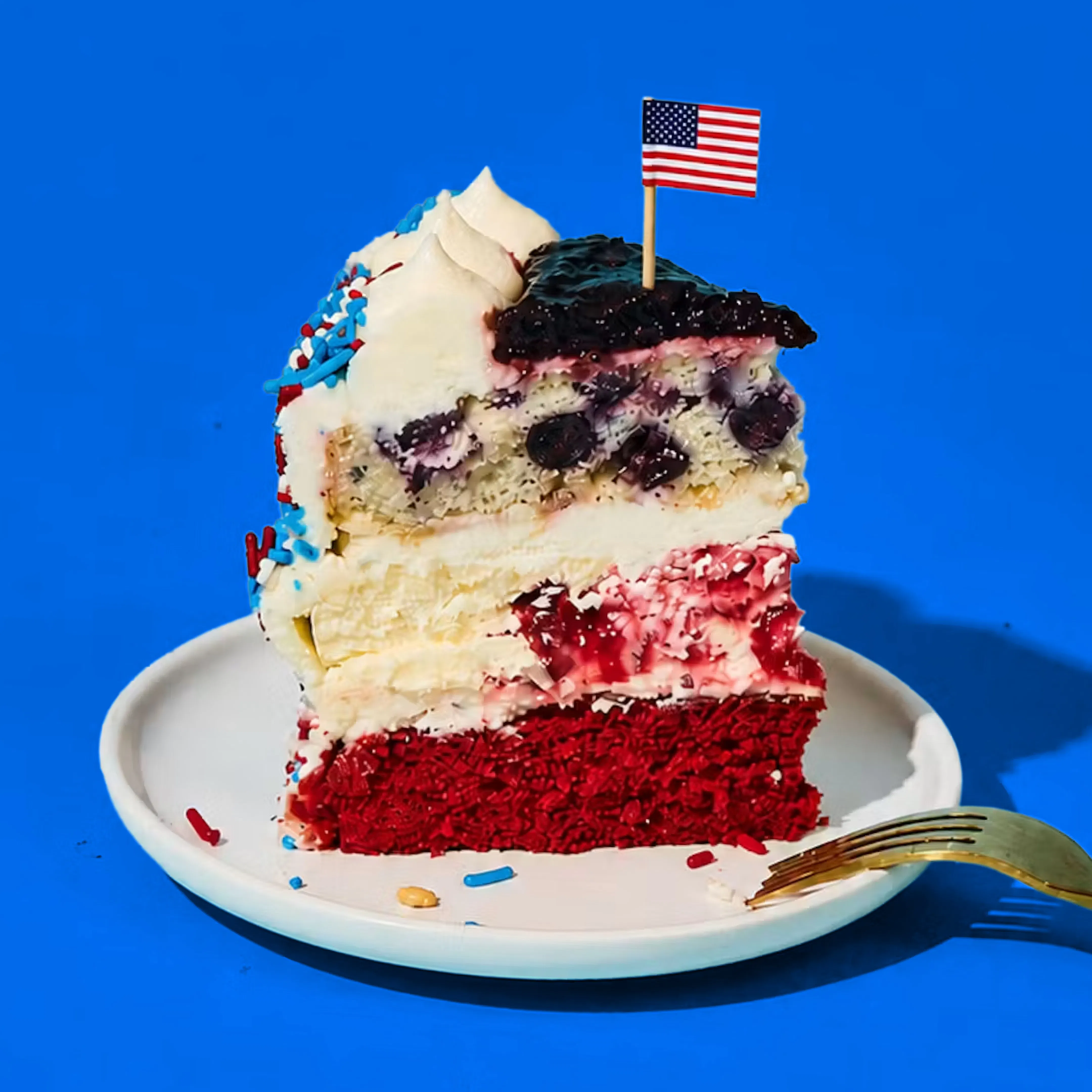 Red, White & Blueberry Piecaken by PieCaken Bakeshop - Alternate image 3