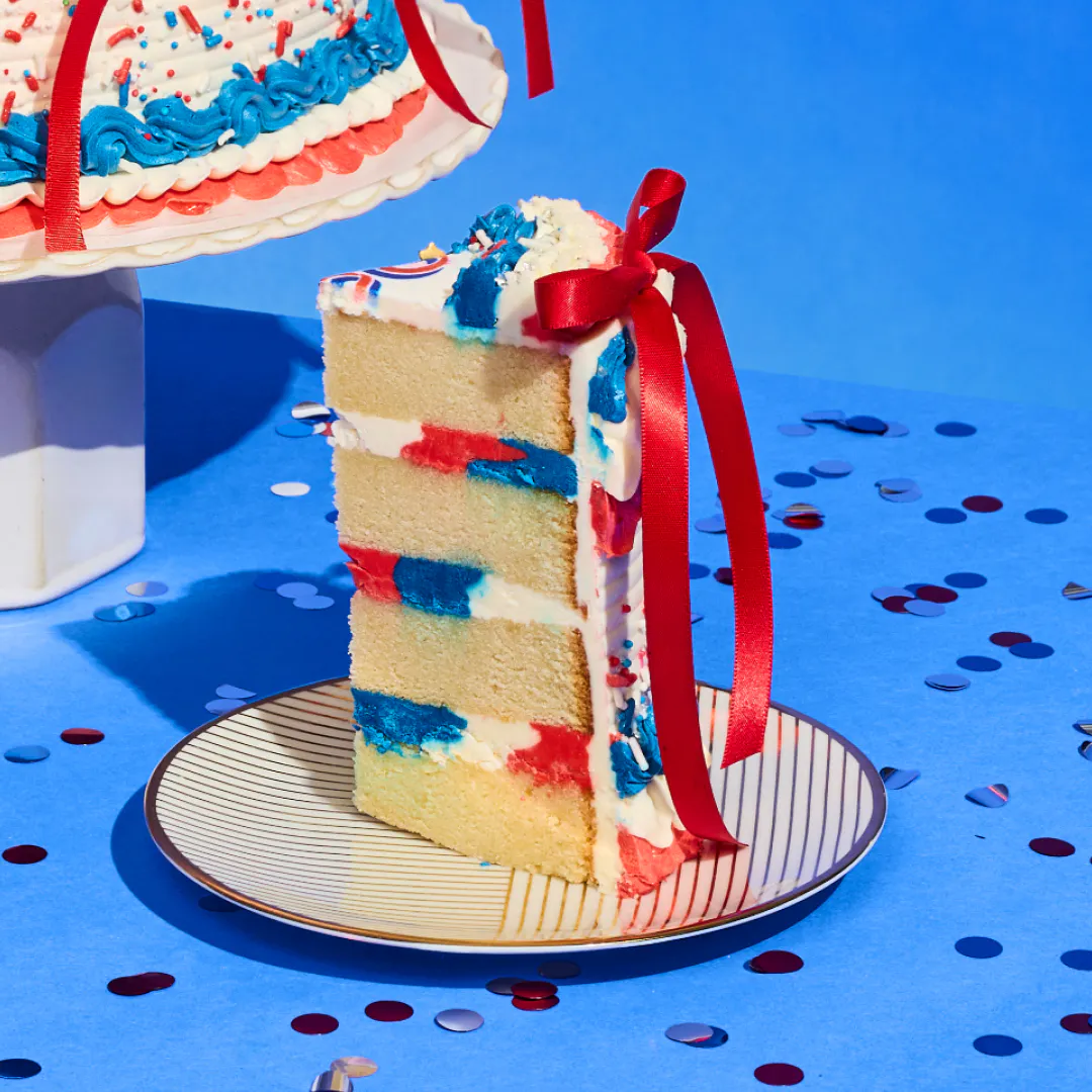 Love & Liberty Tiered Cake by Trophy Cupcakes - Alternate image 3