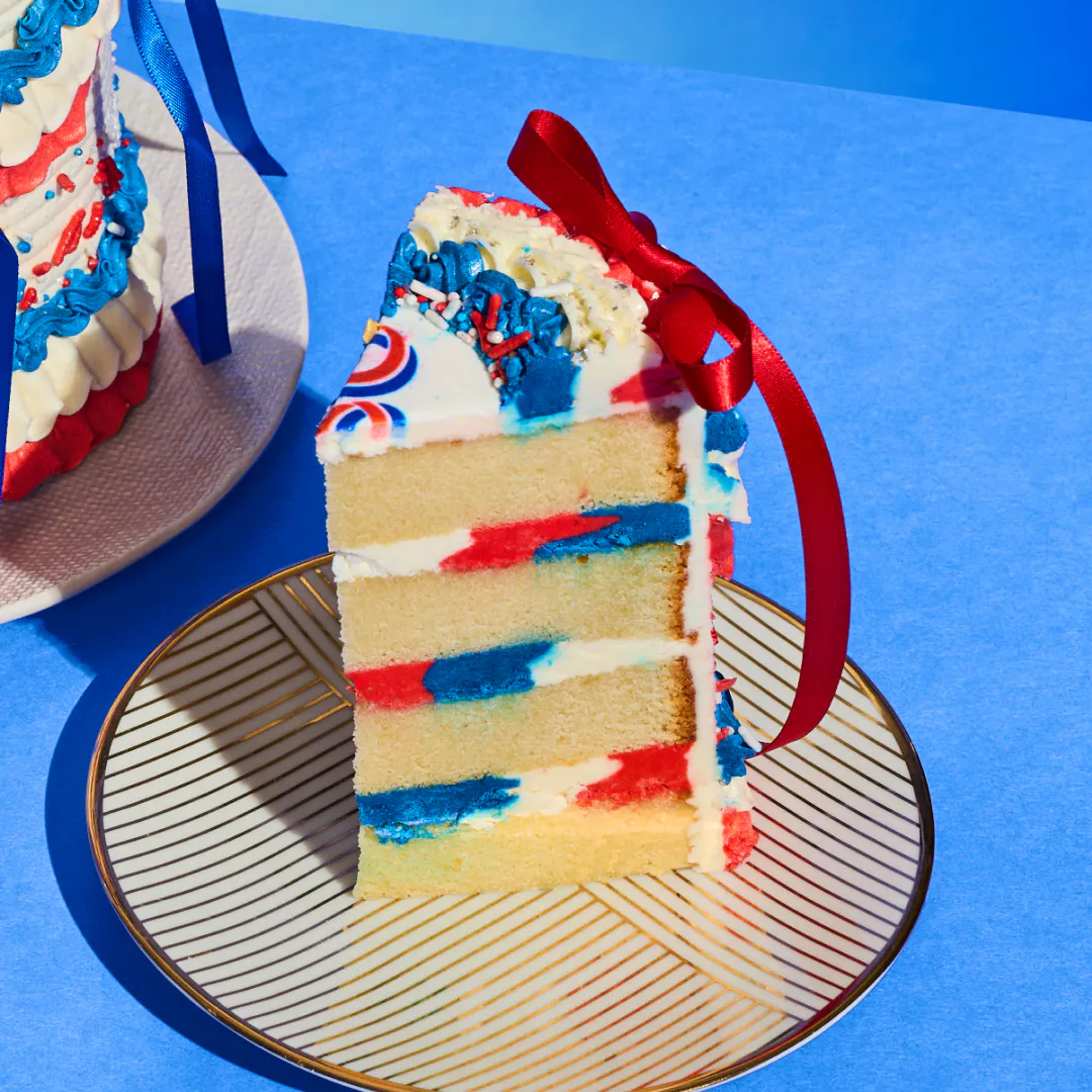 Love & Liberty Tiered Cake by Trophy Cupcakes - Alternate image 2