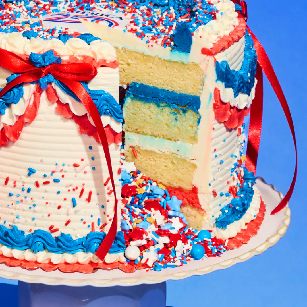 Love & Liberty Tiered Cake by Trophy Cupcakes - Alternate image 4