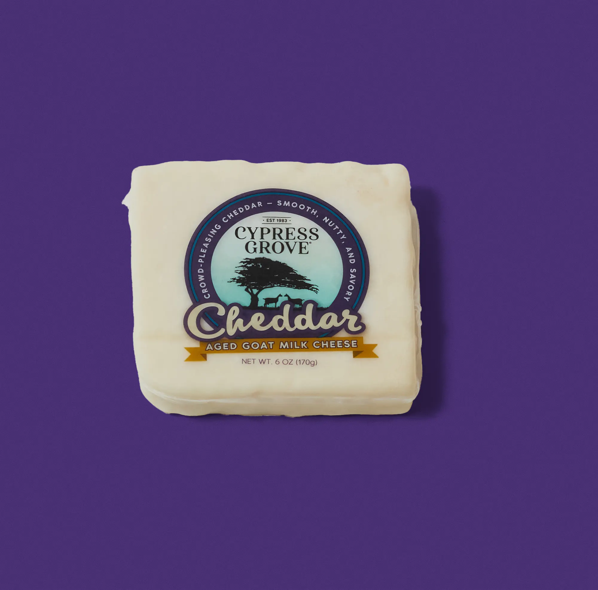 Goat Milk Cheddar Cheese - 6 oz. by Cypress Grove Cheese
