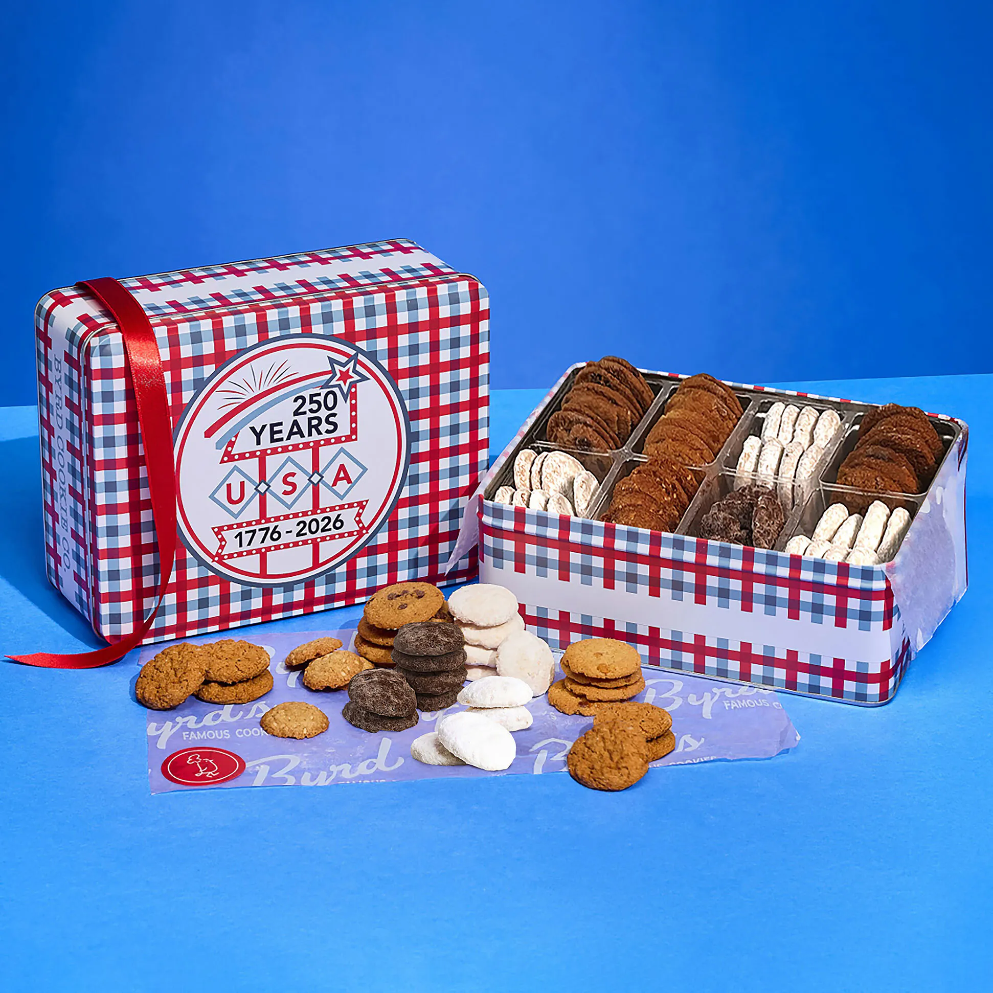 USA Assortment Tin - 16 oz. by Byrd Cookie Co.