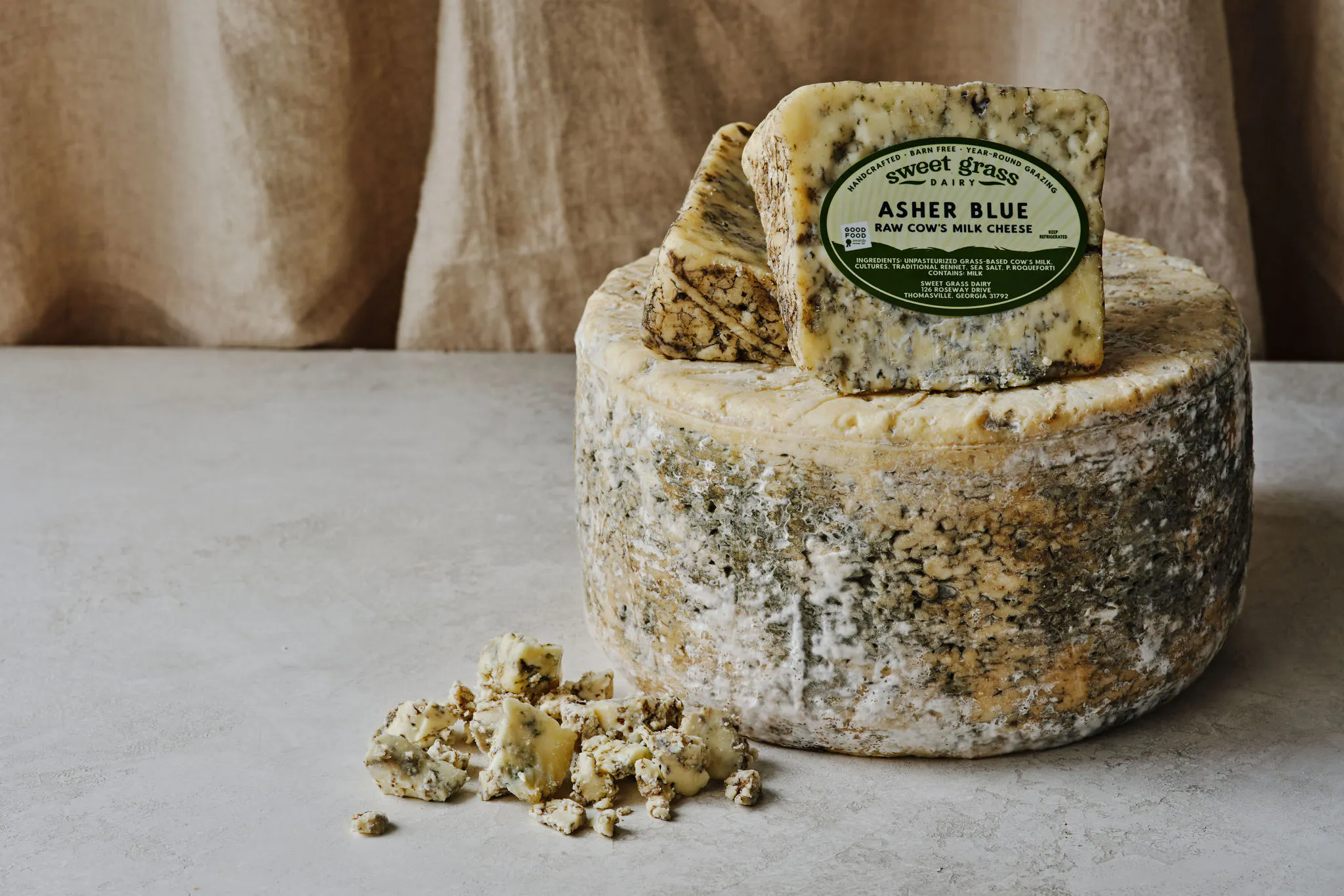 Asher Blue Wedge by Sweet Grass Dairy
